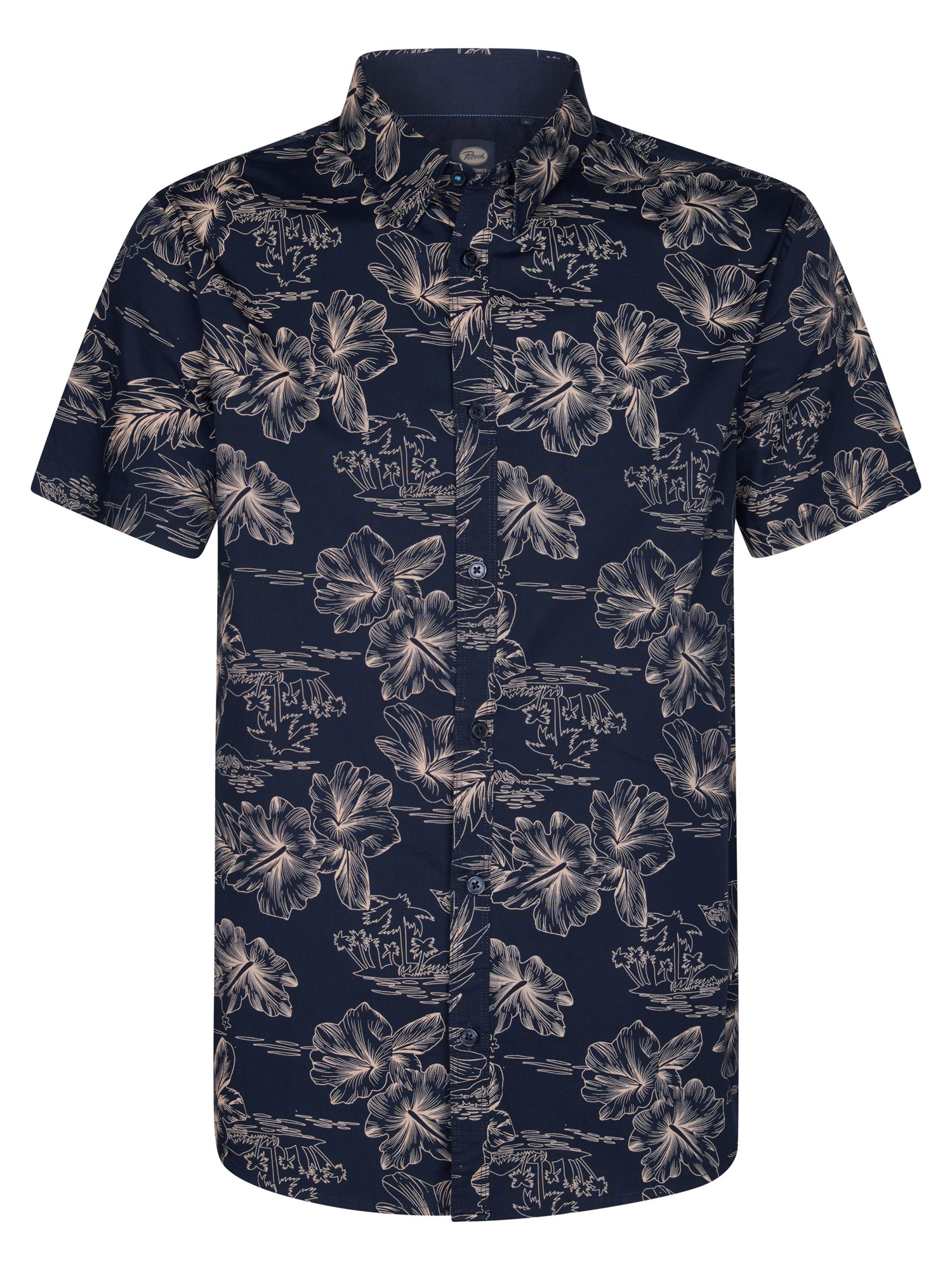 Petrol Industries Kurzarmshirt, mit All-Over Print