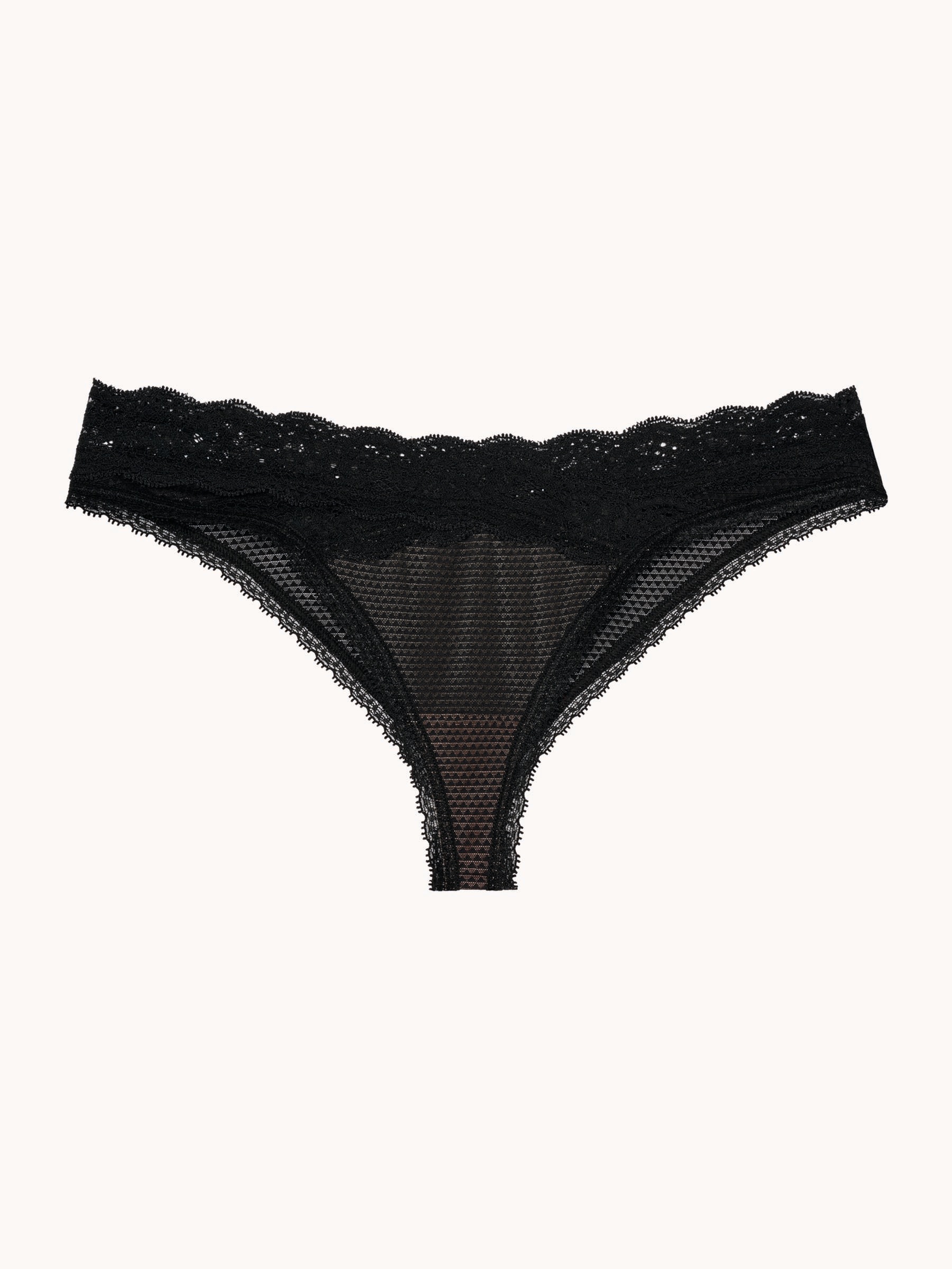 PASSIONATA Tanga "BROOKLYN", florale Spitze, grafischer Tüll, elastisch, we günstig online kaufen