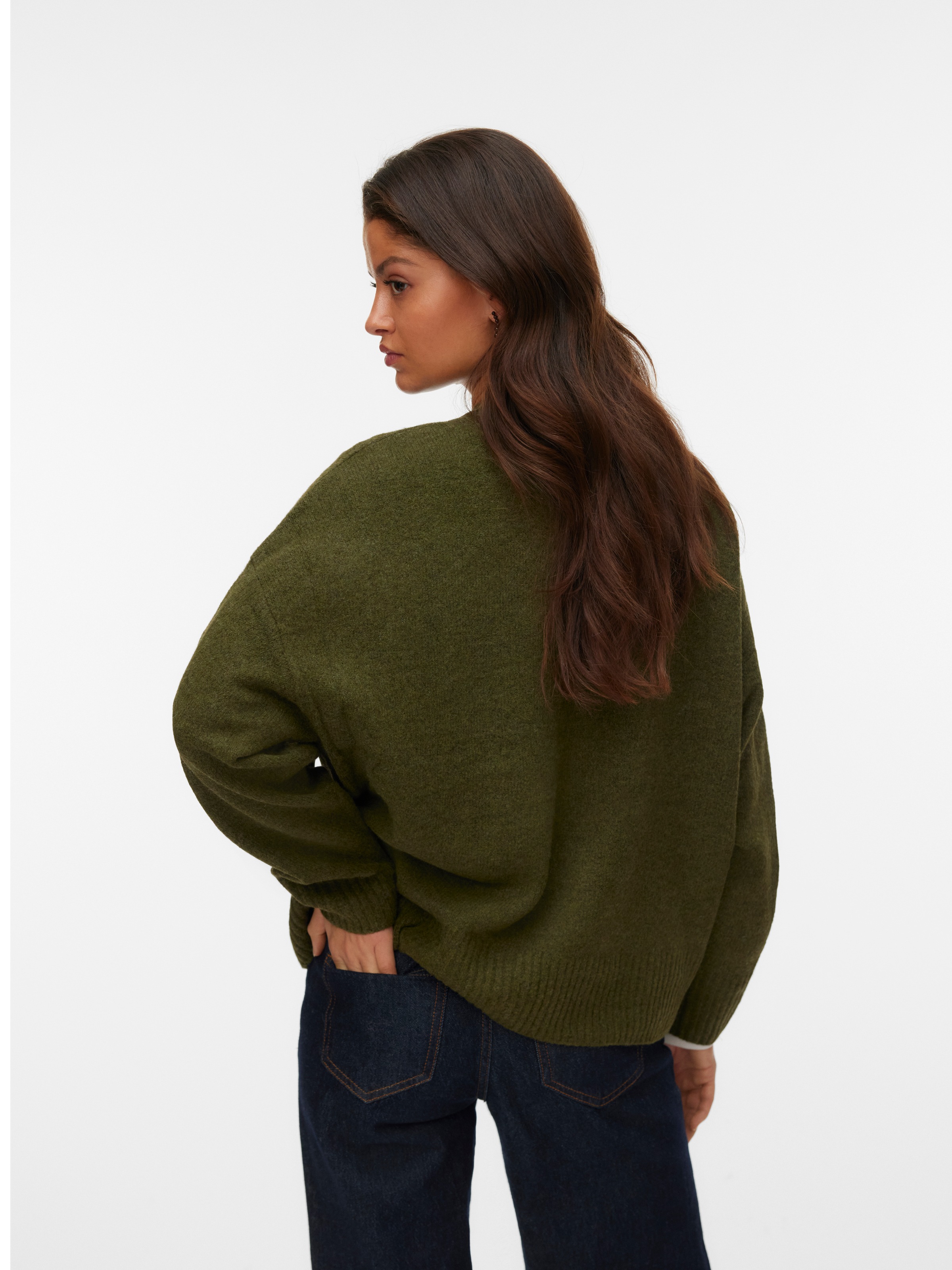 Vero Moda Strickpullover »VMBOOM LS O-NECK PULLOVER GA NOOS«