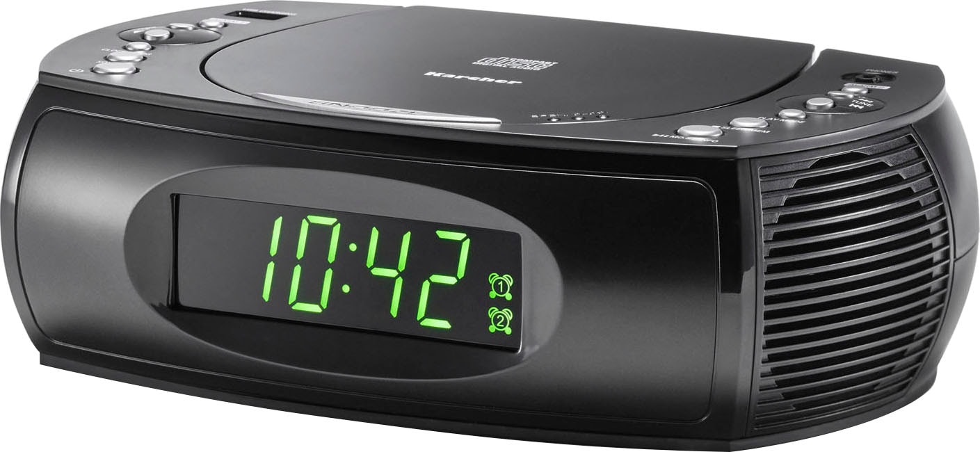Uhrenradio »UR 1308«, (UKW mit RDS 2 W), Digitaluhr mit Wecker und USB-Ladefunktion,...