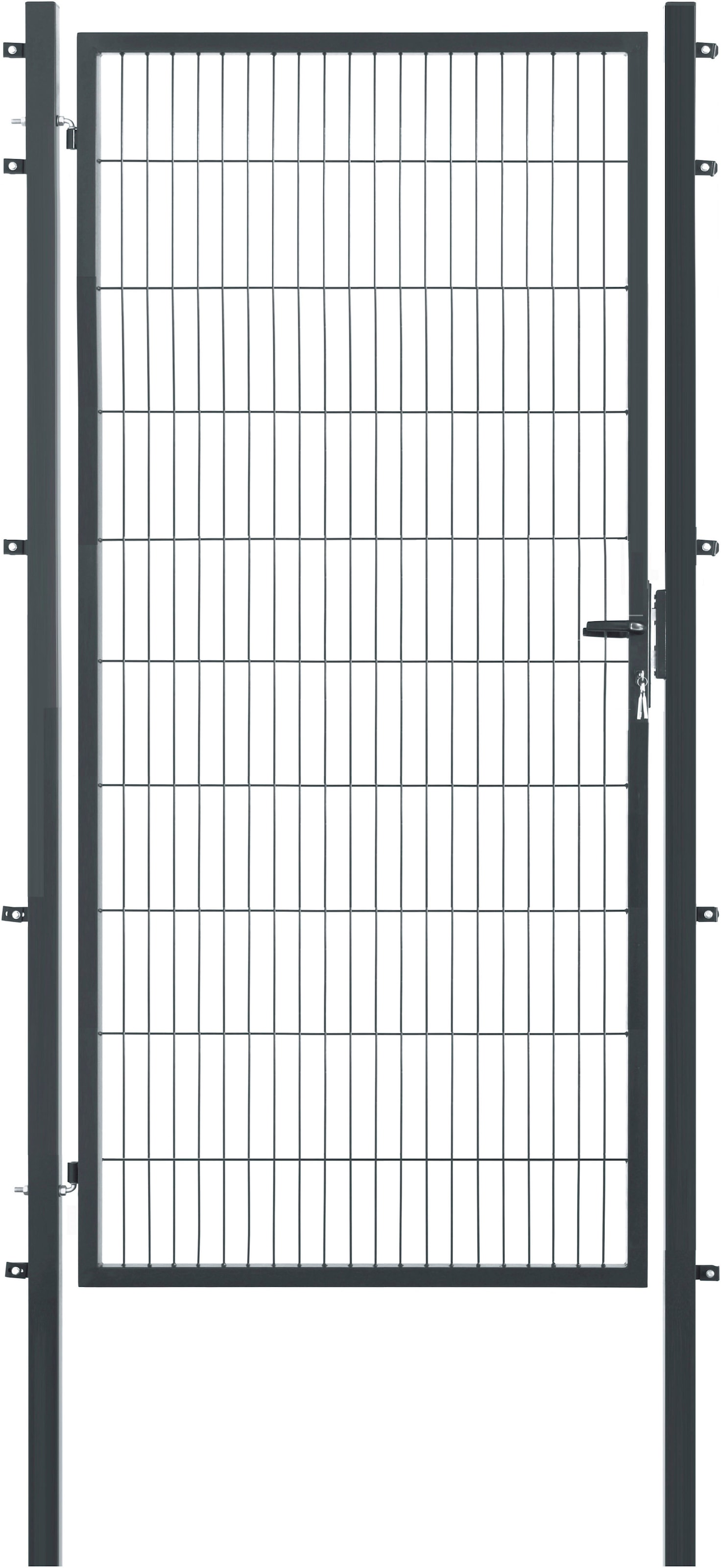 GARDEN N MORE Zauneinzeltür "Einzeltor Premium" 203 cm hoch, anthrazit günstig online kaufen