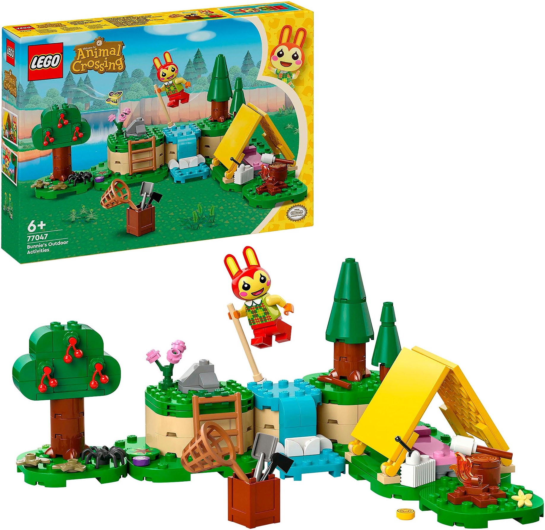 Konstruktionsspielsteine »Mimmis Outdoor-Spaß (77047), LEGO® Animal Crossing«, (164...
