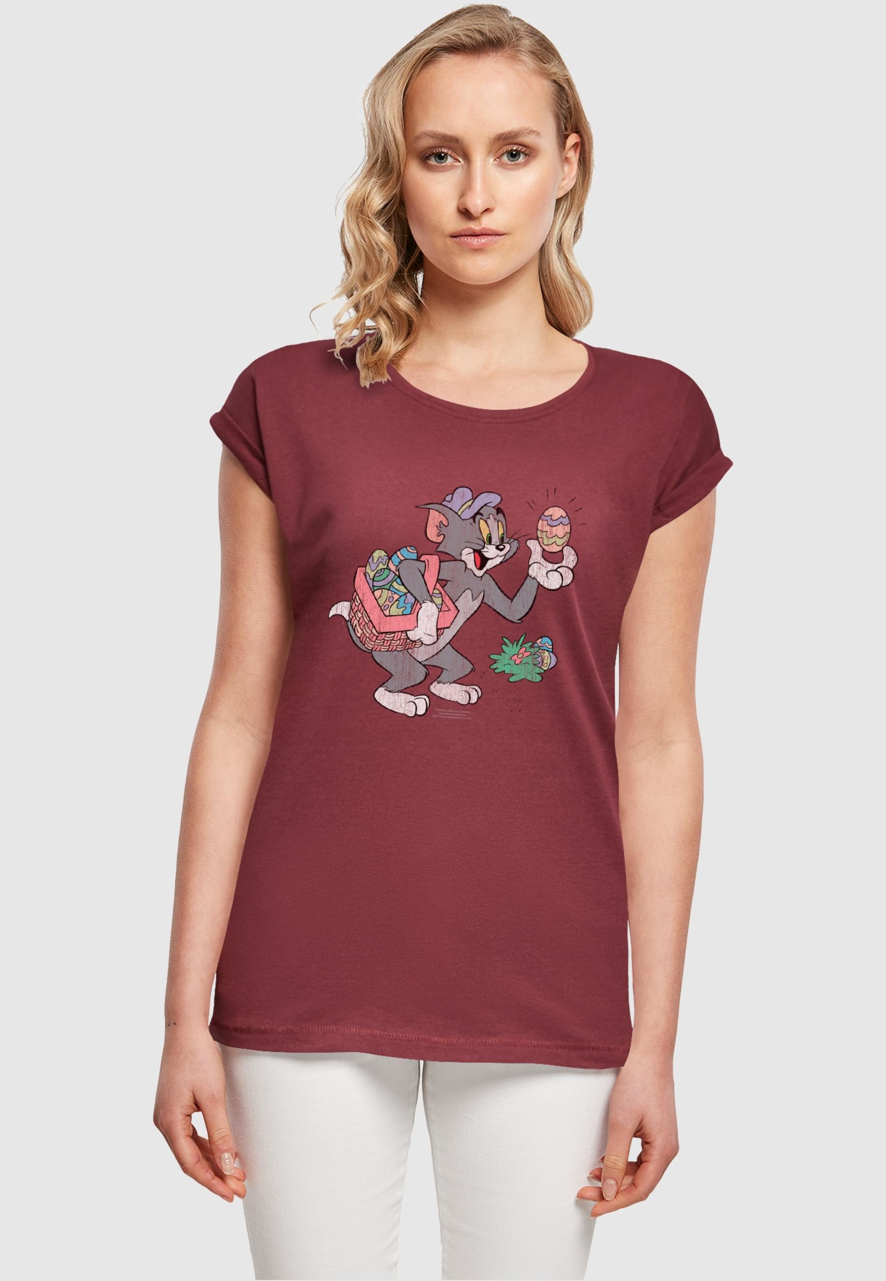 ABSOLUTE CULT T-Shirt "ABSOLUTE CULT Damen Ladies Tom and Jerry - Tom Egg H günstig online kaufen