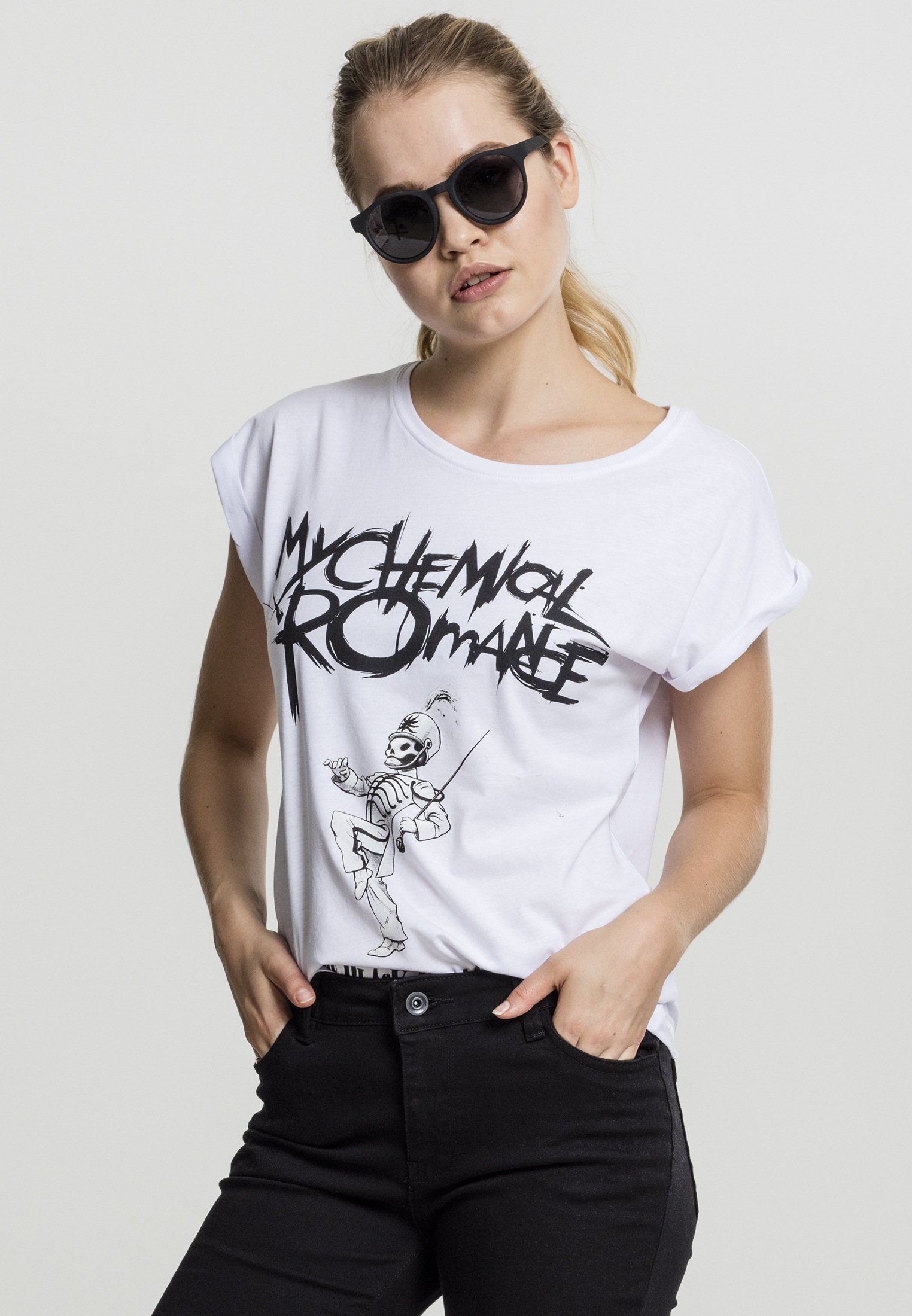 Merchcode T-Shirt | My BAUR Black »Damen Parade Tee«, kaufen Cover ▷ Chemical Romance tlg.) (1 Ladies