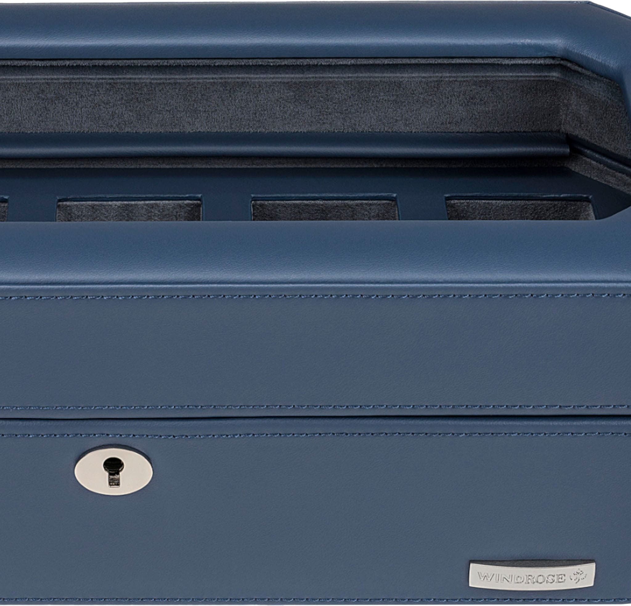 WINDROSE Uhrenbox »Tempora, 804010.05«, Aufbewahrung, Uhrenkasten, Ø max.40mm, Armbanduhr, Geschenkidee