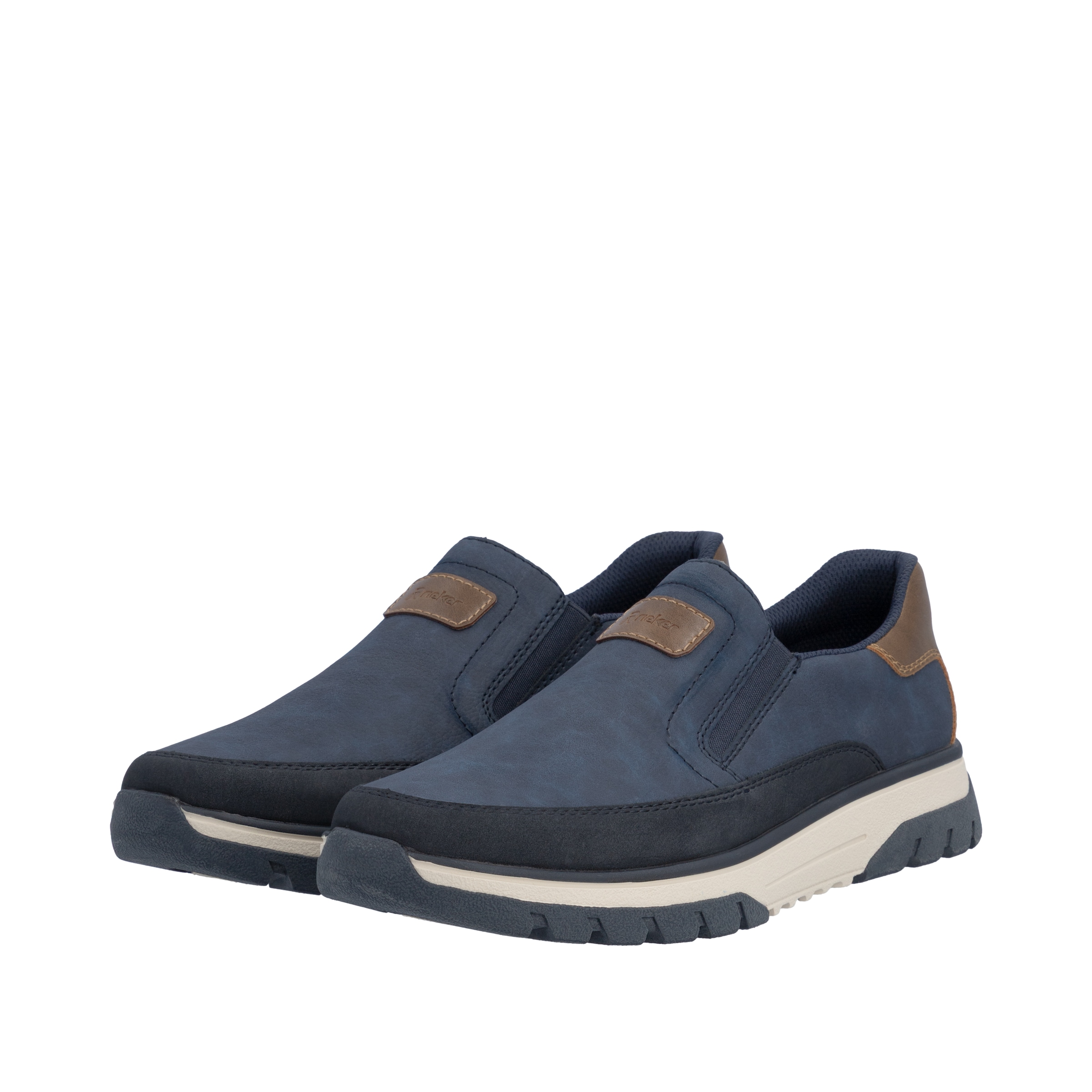 Rieker Slip-On Sneaker  Slipper, Schlupfschuh, Halbschuh mit weicher MemoSoft-Innensohle
