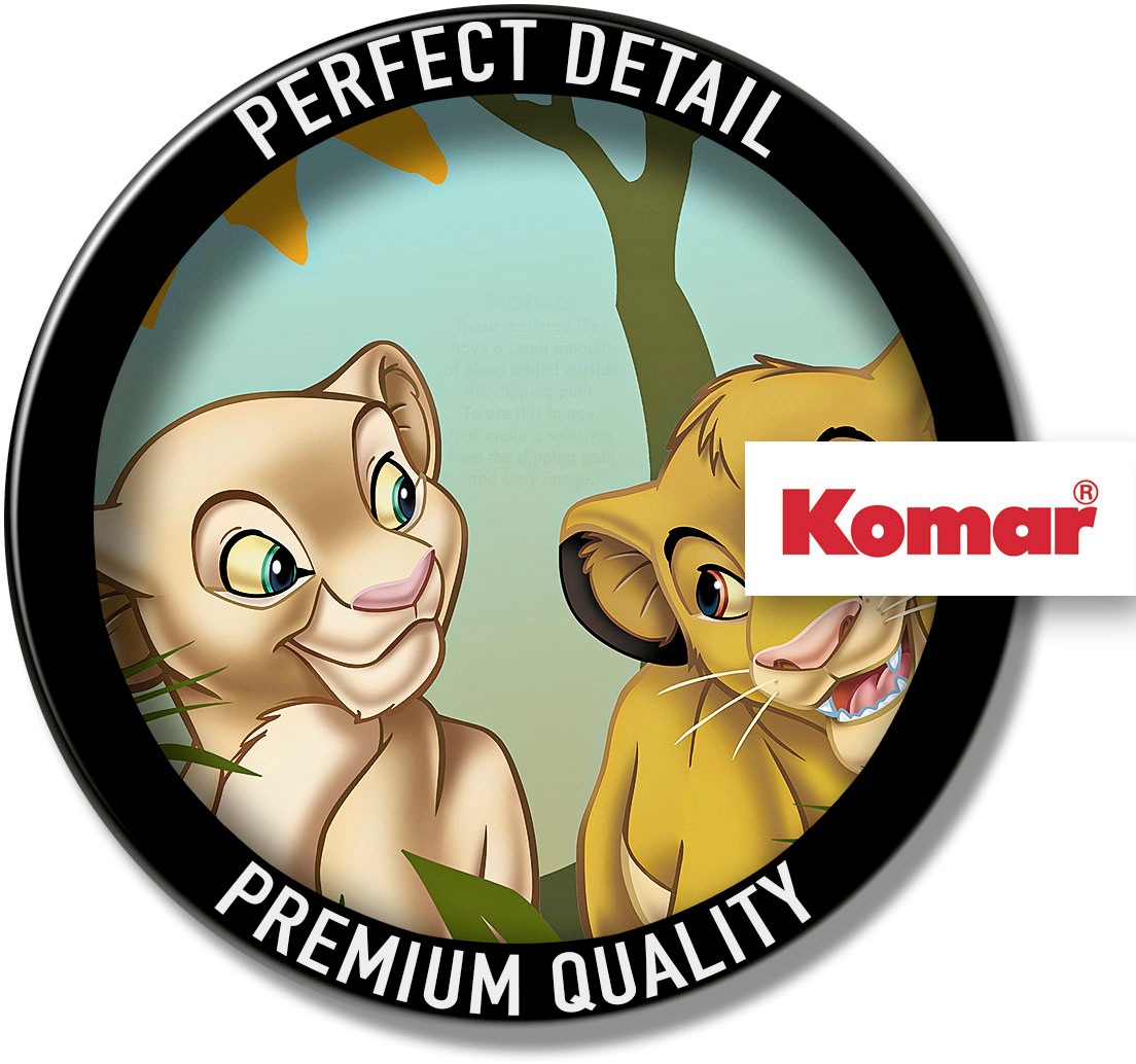Komar Bild »Lion King Urembo Meadows«, Disney, (1 St.), Wandbild zur Dekoration im Kinderzimmer - ohne Rahmen