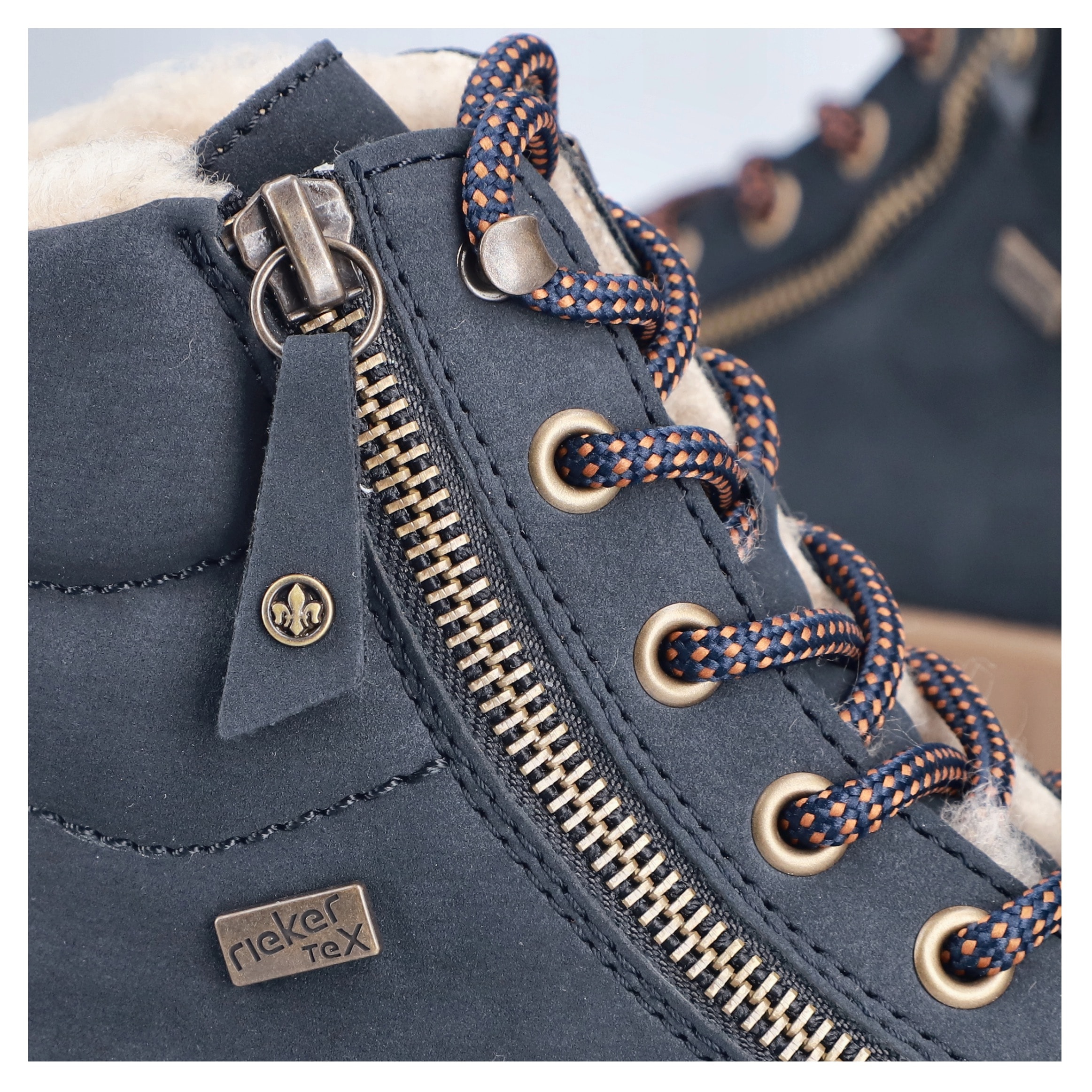Rieker Winterboots, Plateaustiefelette, Schnürboots mit Warmfutter und TEX-Ausstattung
