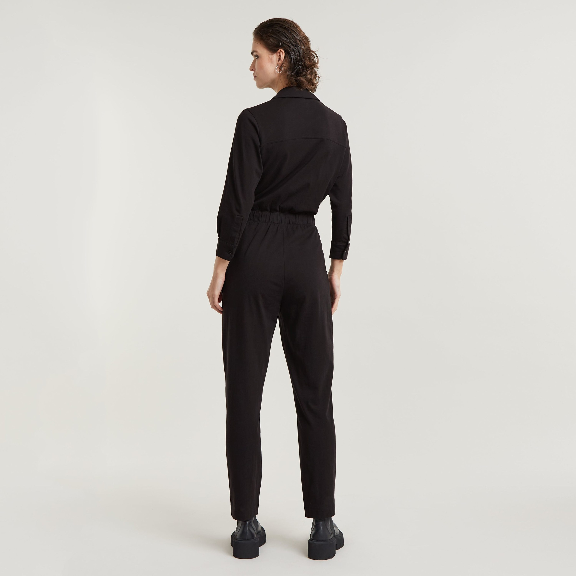 G-STAR Jumpsuit "Shirt Jumpsuit", elastische Taille mit Knopf günstig online kaufen