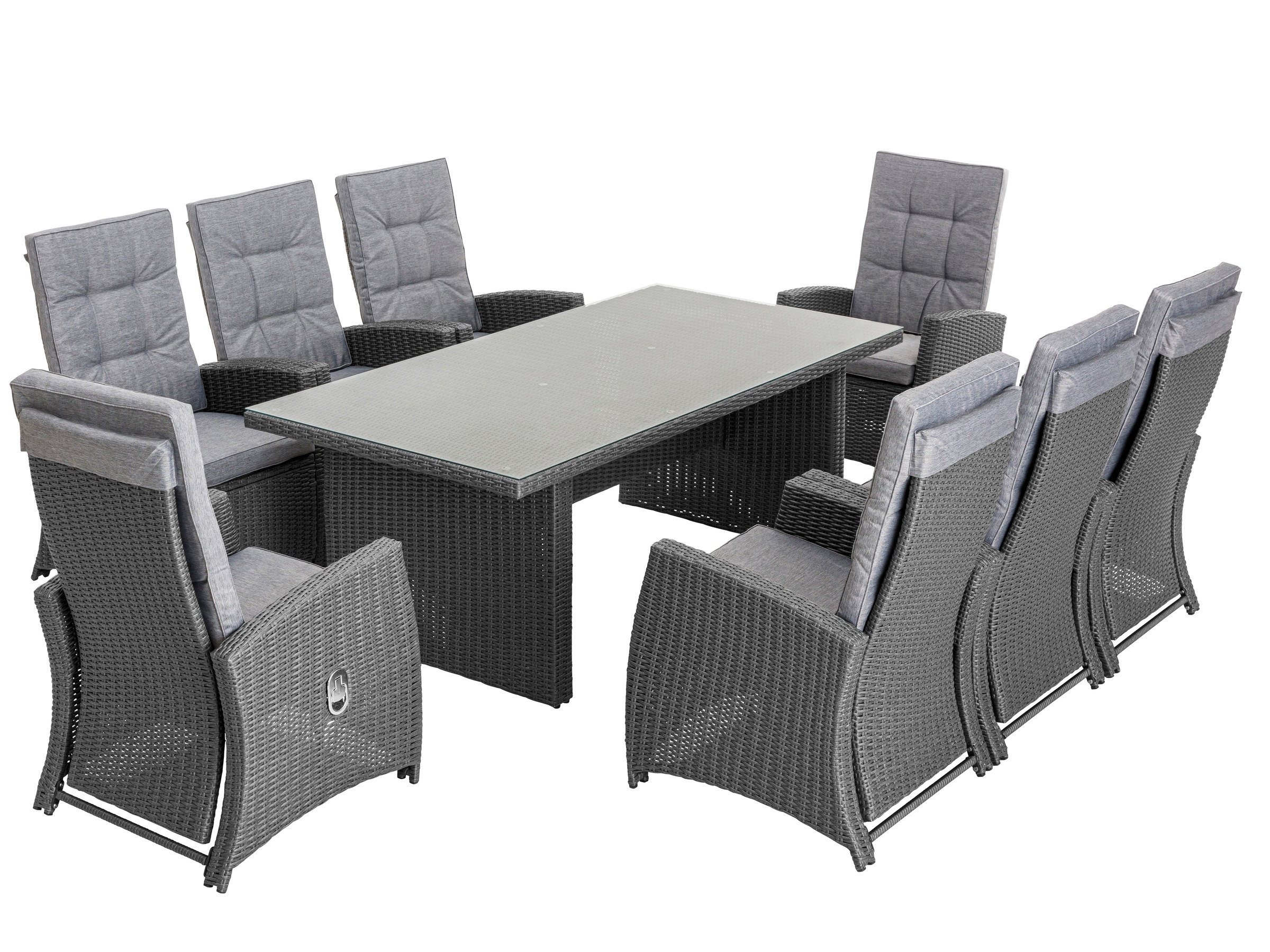 KONIFERA Garten-Essgruppe ""New Paris"" Set, 8 Sessel, Rückenlehne verstell günstig online kaufen