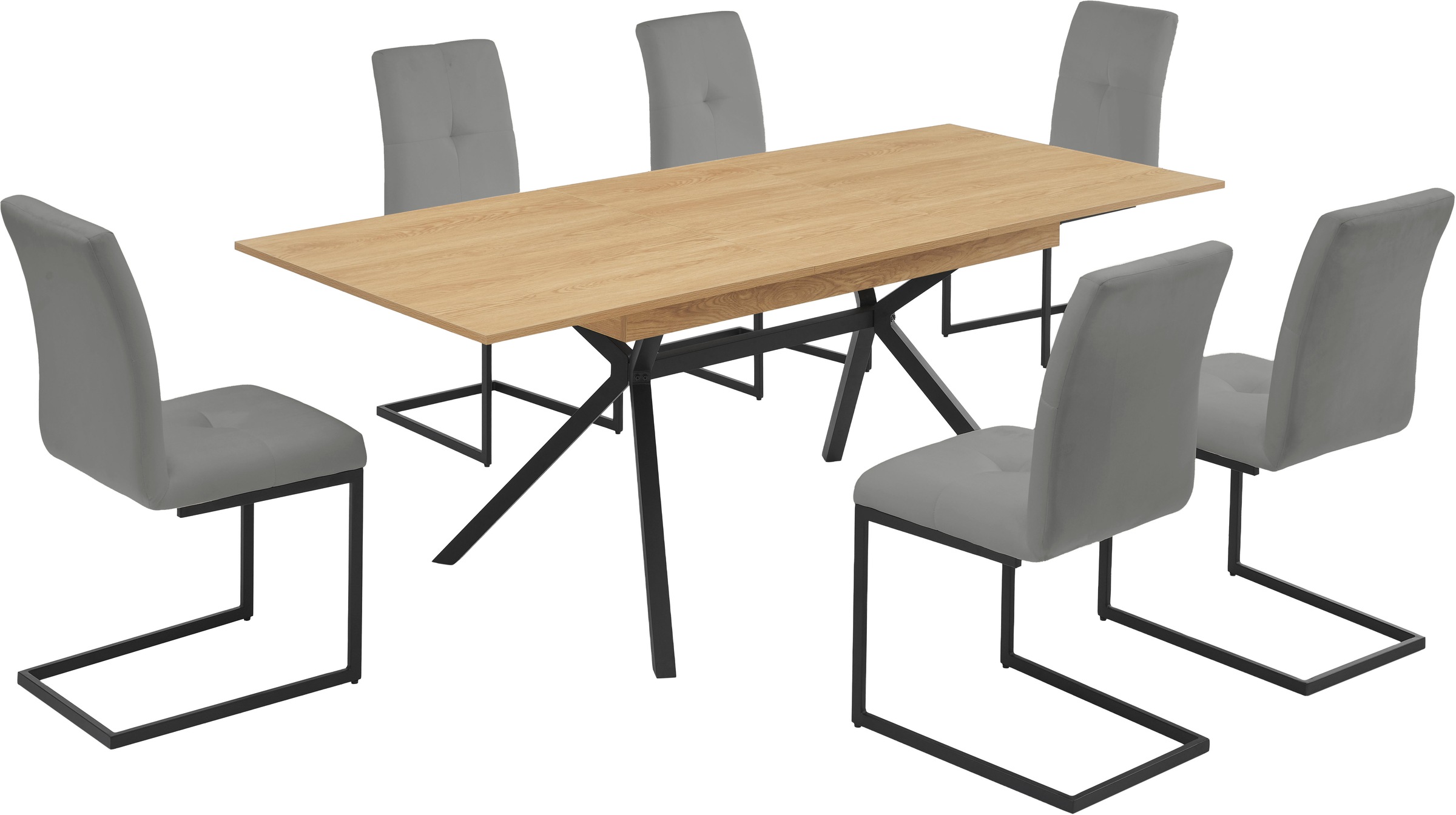 OTTO home Esszimmerstuhl "Vendy" (Set) 2 Stk.mit verstellbaren Füßen und ro günstig online kaufen