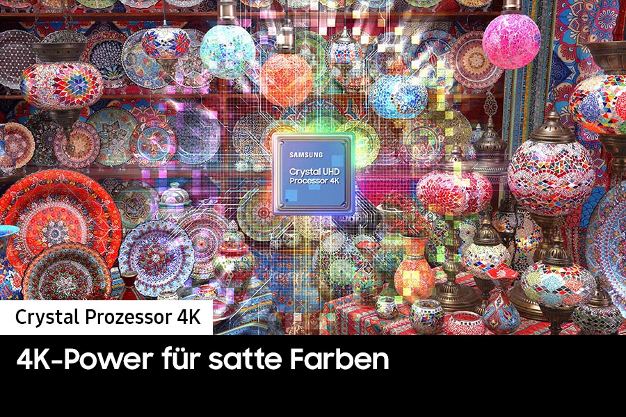 Samsung LED-Fernseher »GU85CU7179U«, Smart-TV, PurColor, Crystal Prozessor 4K, Smart Hub & Gaming Hub