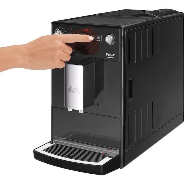 Melitta Kaffeevollautomat »Purista® F230-102, schwarz«, Lieblingskaffee- Funktion, kompakt & extra leise | BAUR