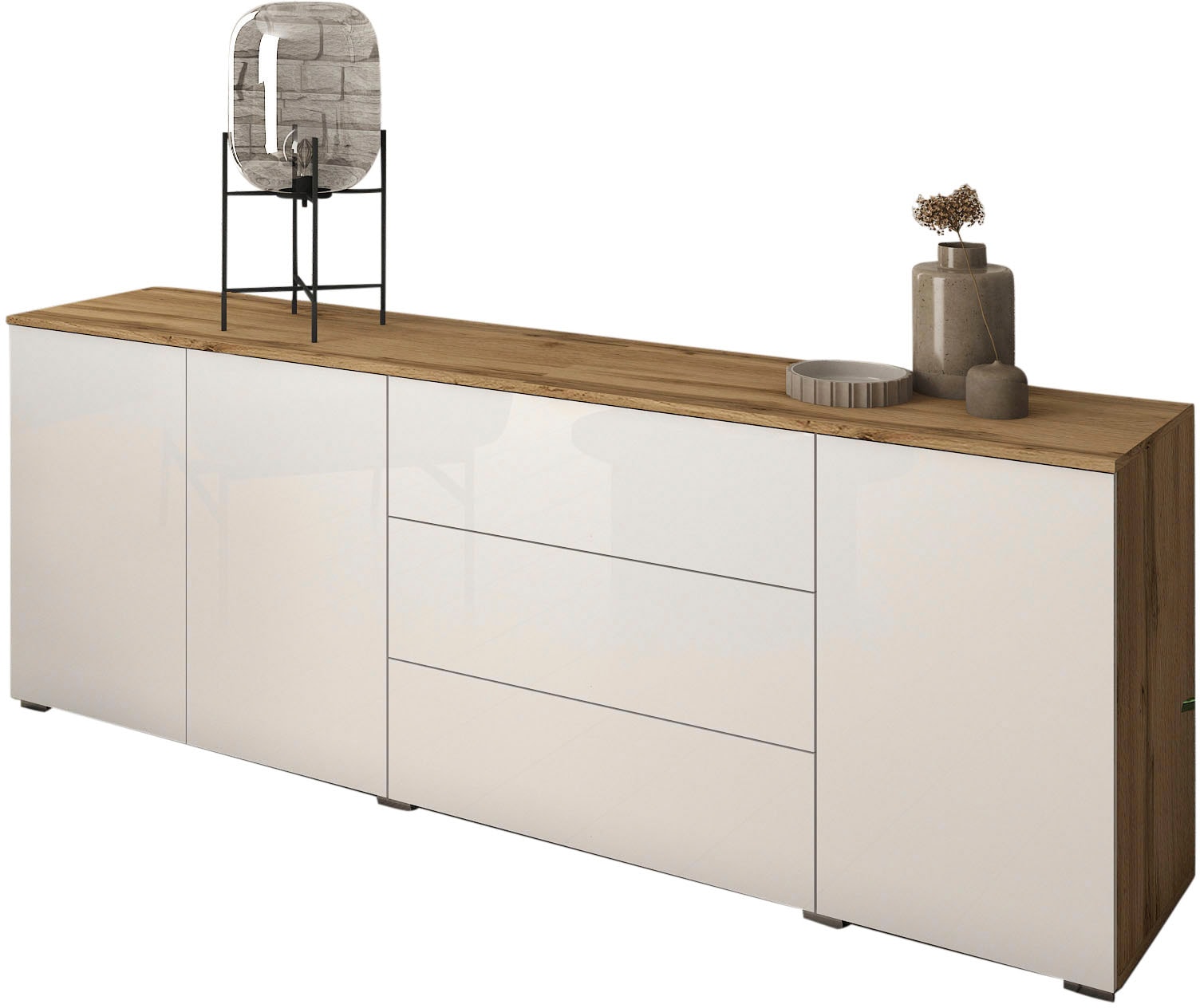 OTTO home Sideboard "PARIS" 1 Stk. tlg. Moderne 190cm breite grifflose Komm günstig online kaufen