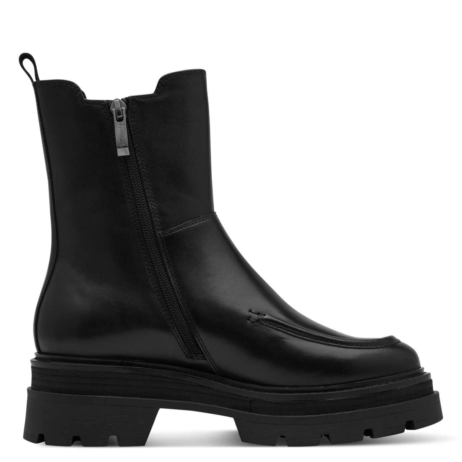 Tamaris Chelseaboots  Blockabsatz, Stiefelette mit angesagter Mokassinnaht