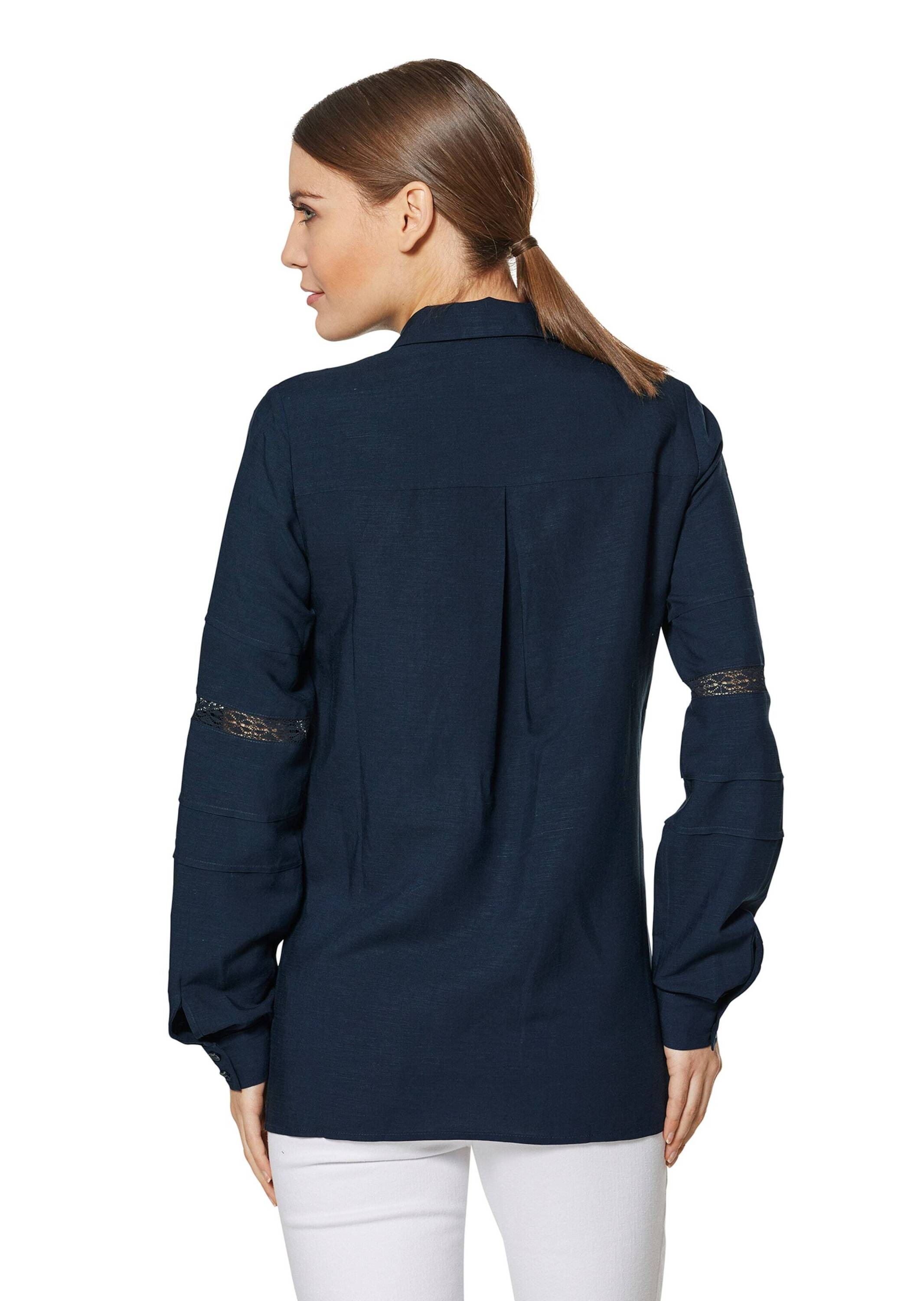 MADELEINE Hemdbluse »Hemd Langes Hemd mit Leinen-Anteil«