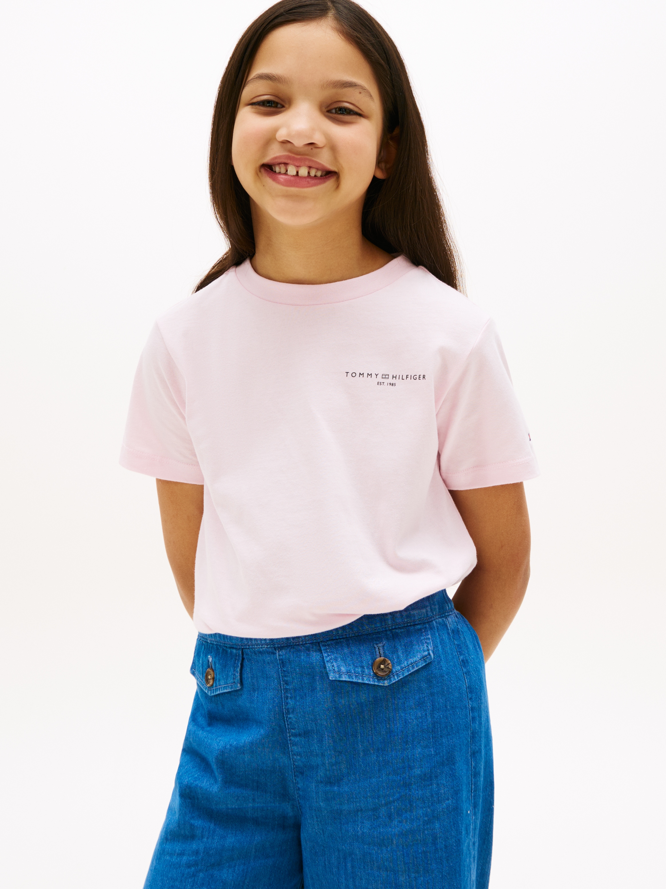 Tommy Hilfiger T-Shirt »MINI CORP T-SHIRT«, in Unifarbe