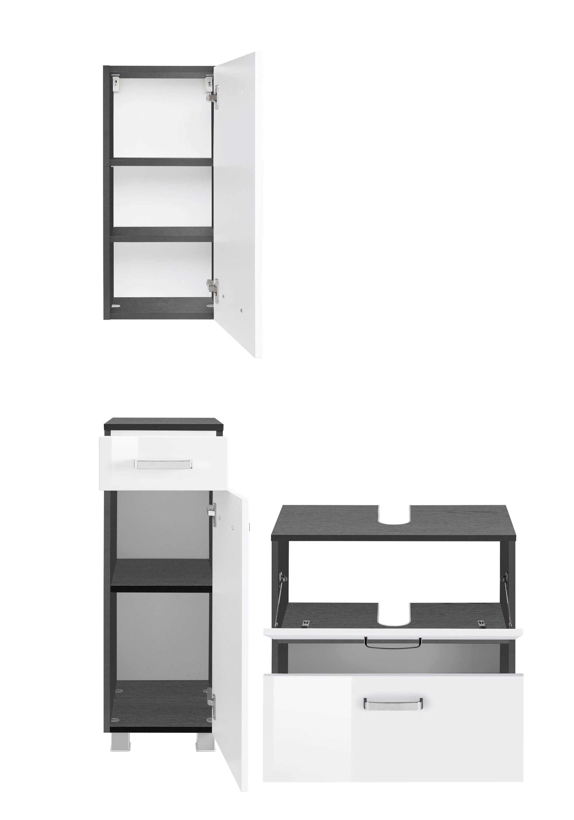 welltime Badmöbel-Set "Ravenna" 3 Stk. tlg. günstig online kaufen