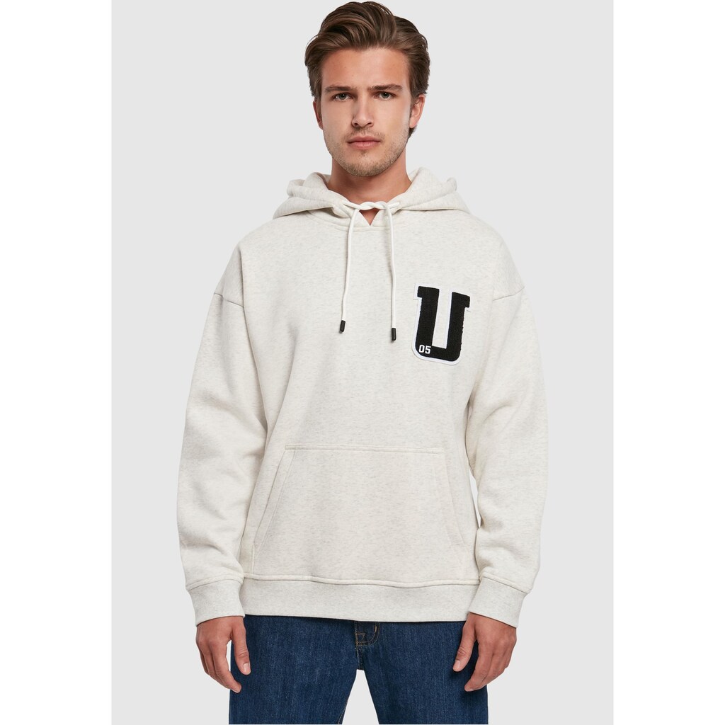 URBAN CLASSICS Hoodie »Herren Oversized Frottee Patch Hoody«, (1 tlg.)