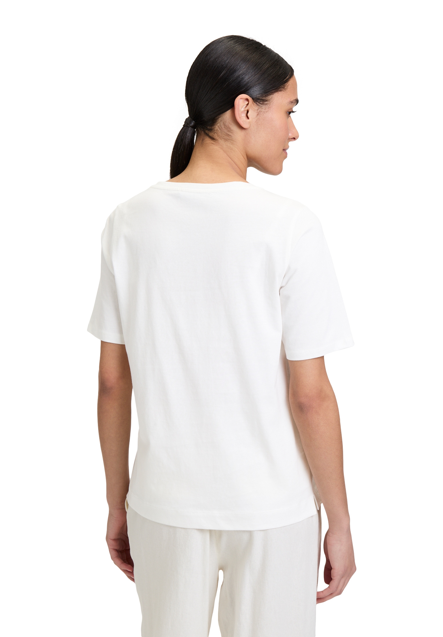 Betty Barclay Kurzarmshirt »Betty Barclay Damen Basic Shirt mit Placement«, (1 tlg.), Druck