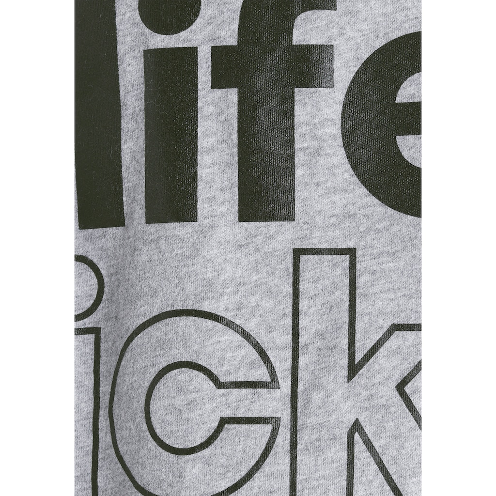 Alife & Kickin 3/4-Arm-Shirt »mit Logo Druck«, (2 tlg.)