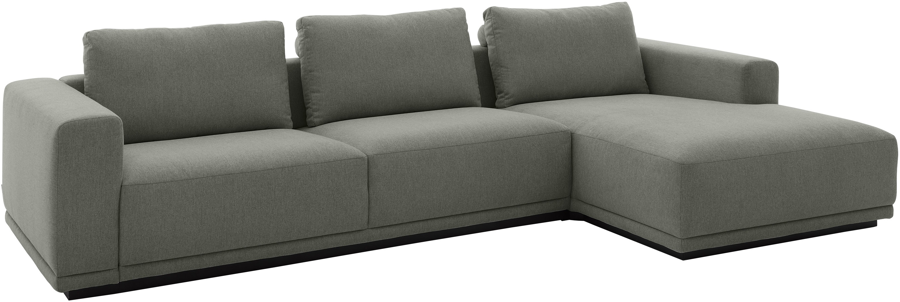 Thumbnail - Musterring Ecksofa Anreihsofa links & Longchair rechts, mit Armlehnen, inkl. Rückenkissen