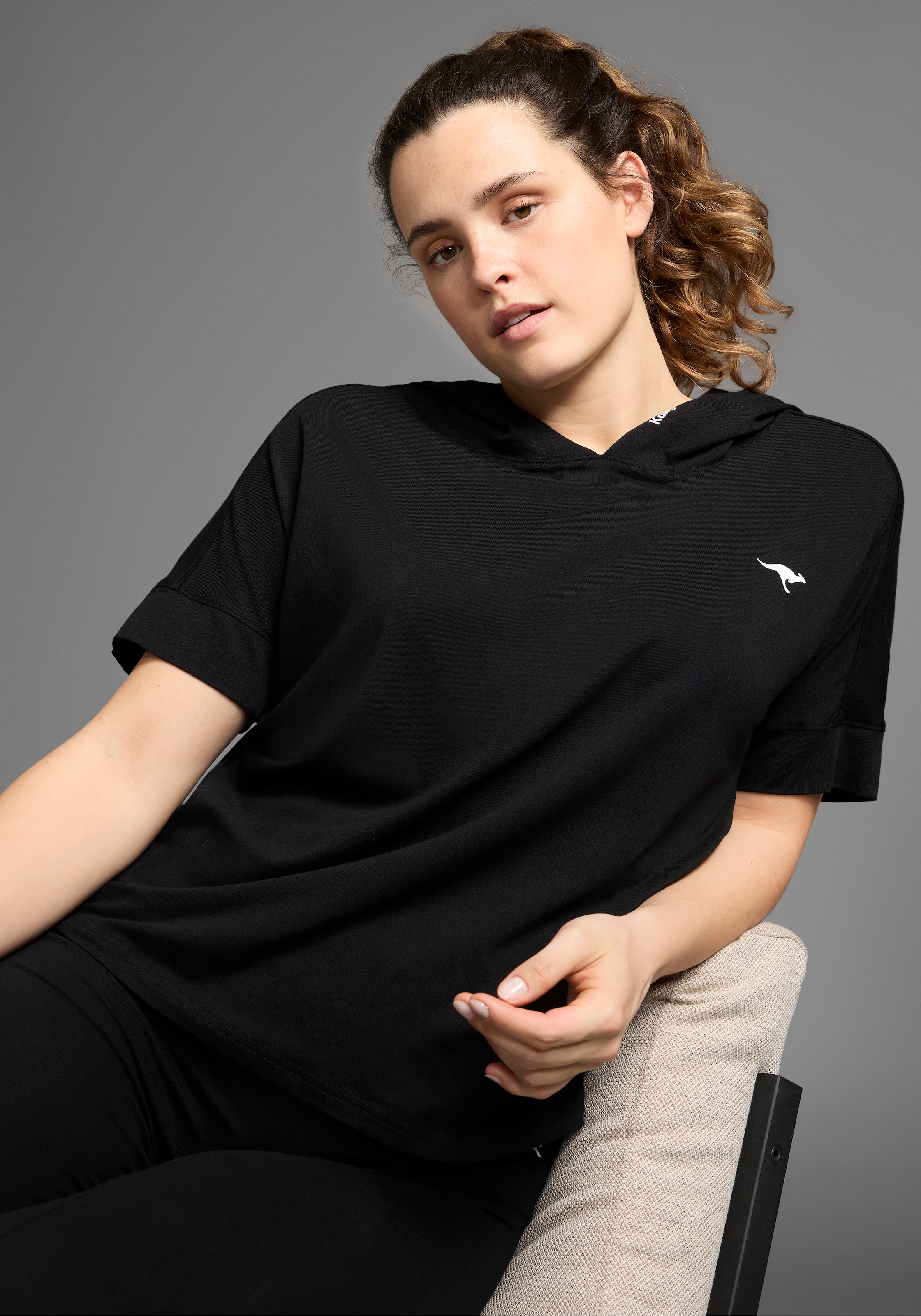 KangaROOS T-Shirt, Kurzarm, lässige Passform, aus Baumwolle