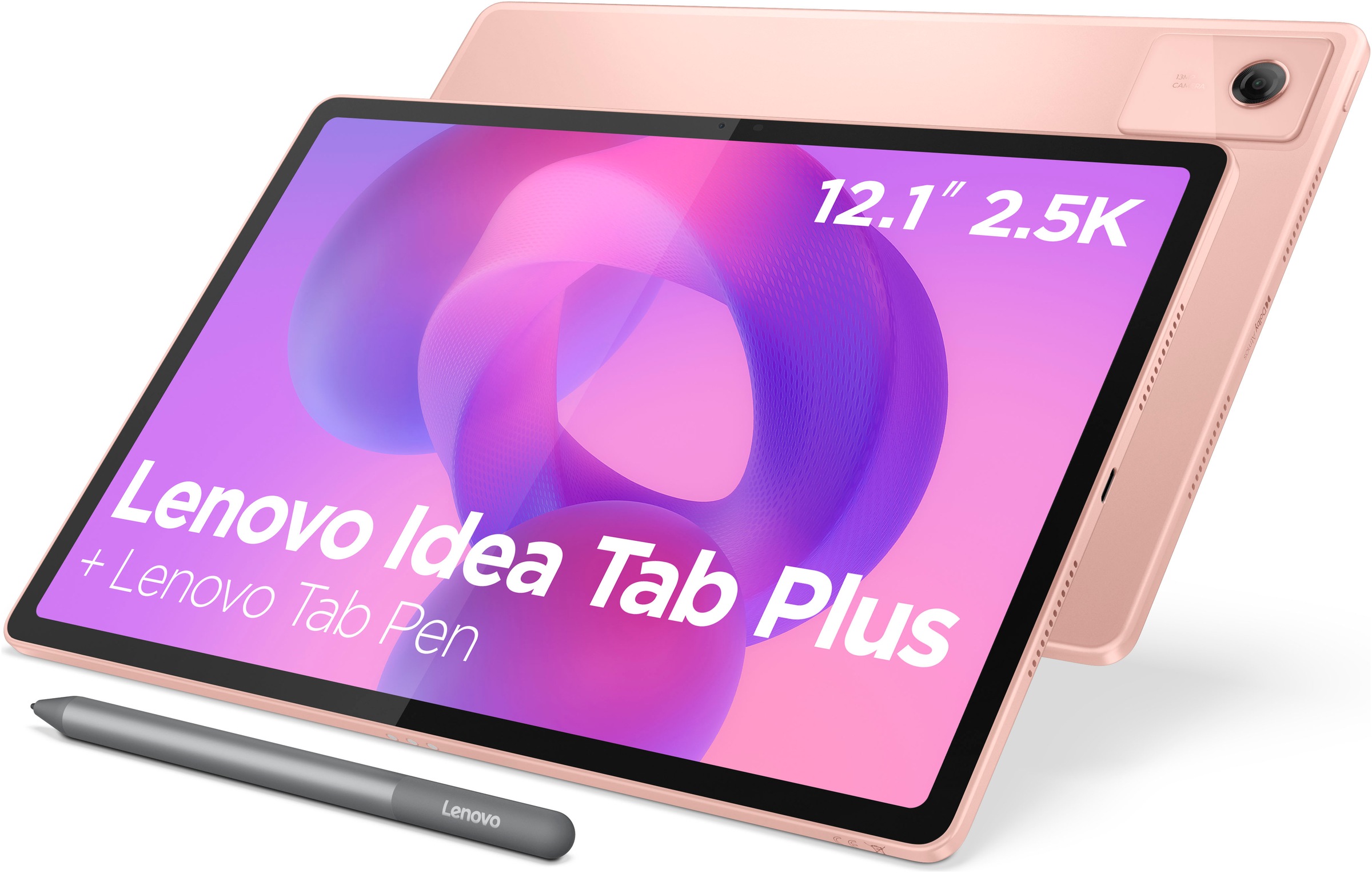 LENOVO Tablet "Idea Tab Plus (12,1 Zoll)", 256 GBsand rose, Tablets_EBookReader, 4 Lautsprecher, optimiert mit Dolby Atmos