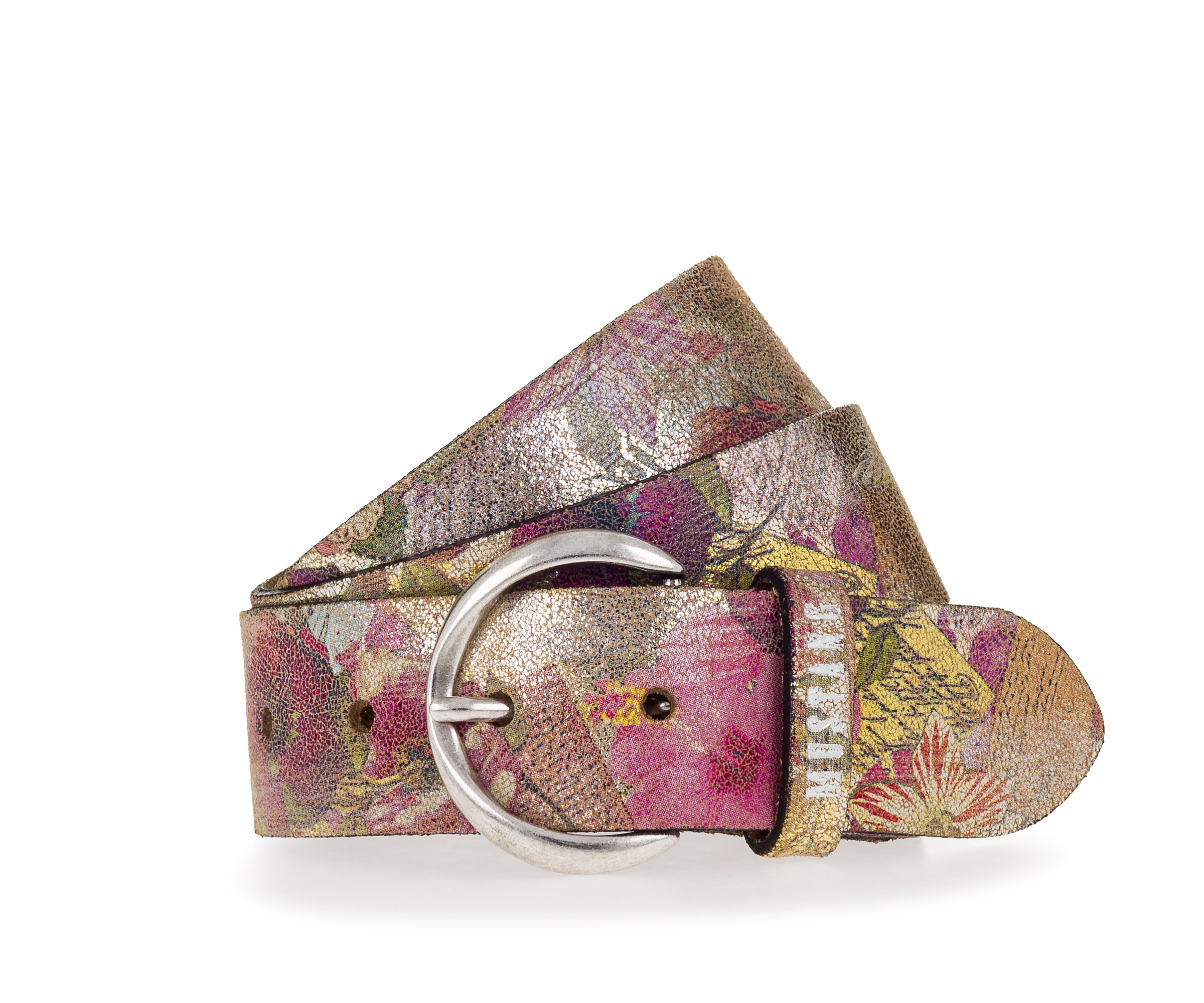 MUSTANG Ledergürtel, Florales oder Animal-Design, 4 cm breit günstig online kaufen