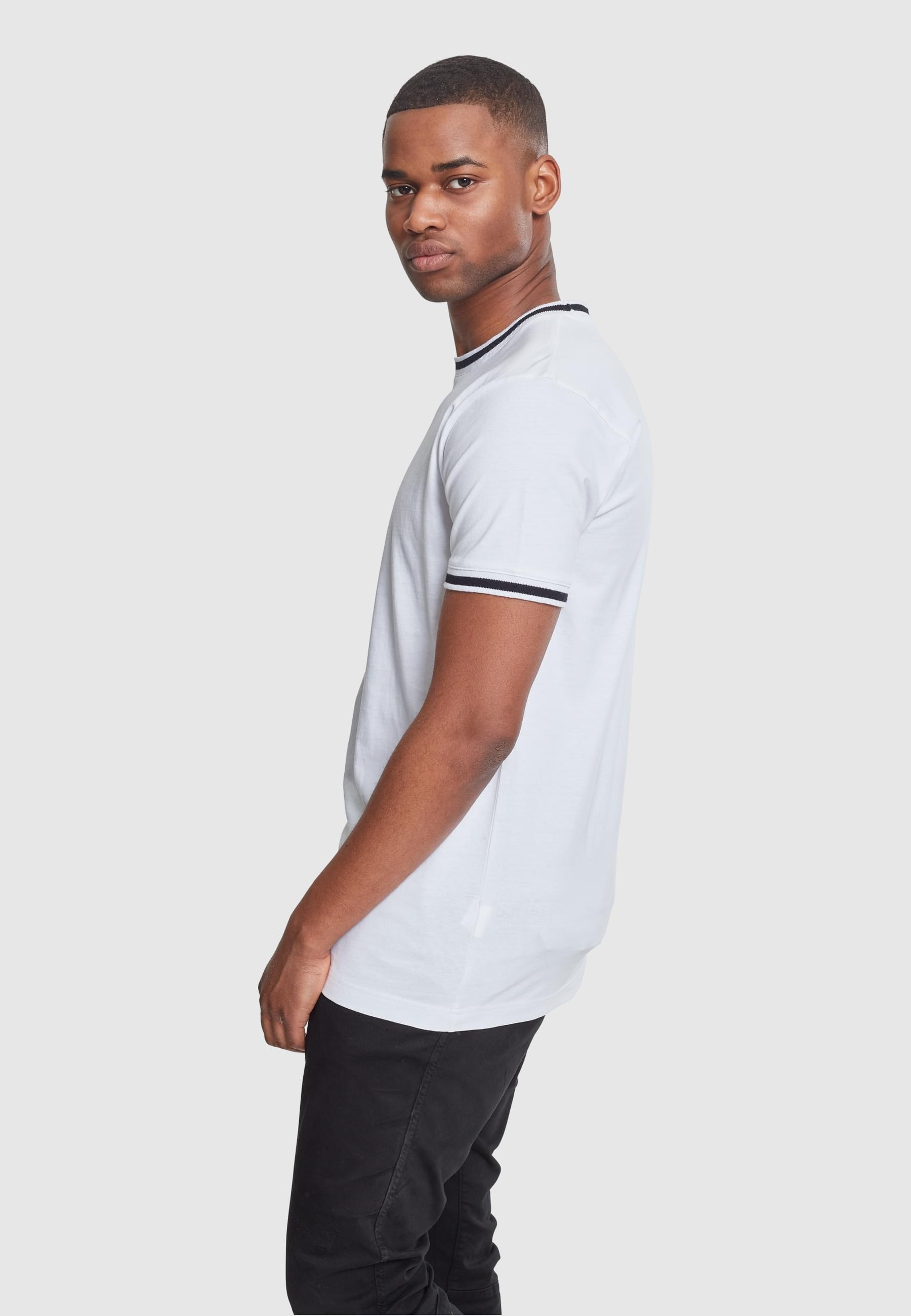 URBAN CLASSICS T-Shirt »Urban Classics Herren College Tee«, (1 tlg.)