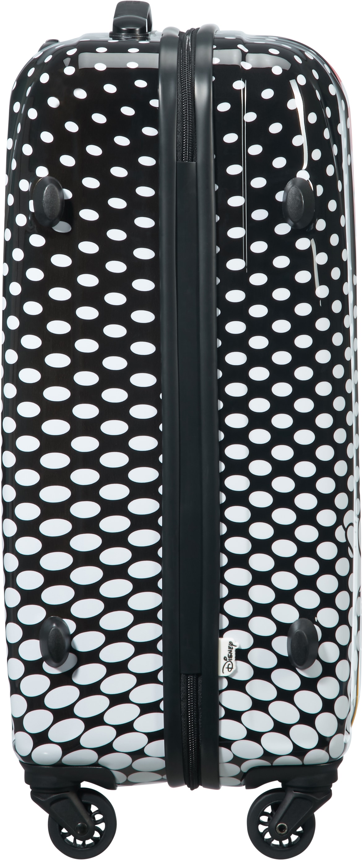 American Tourister® Hartschalen-Trolley »Disney Legends, Minnie Mouse Polka Dot, 65 cm«, 4 Rollen, Kinderreisekoffer Reisekoffer-Groß Aufgabegepäck