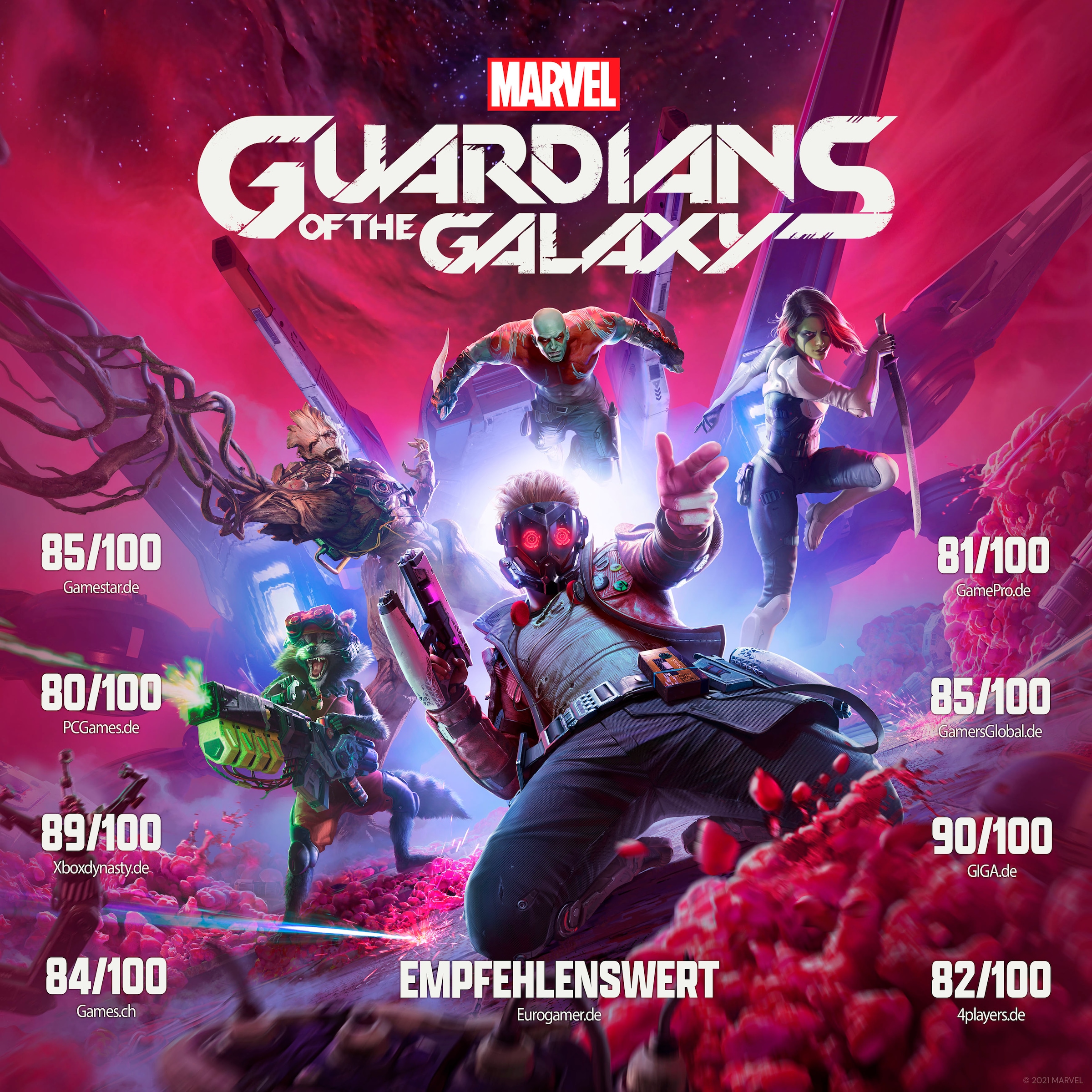 SquareEnix Spielesoftware »Marvel's Guardians of the Galaxy«, PlayStation 4