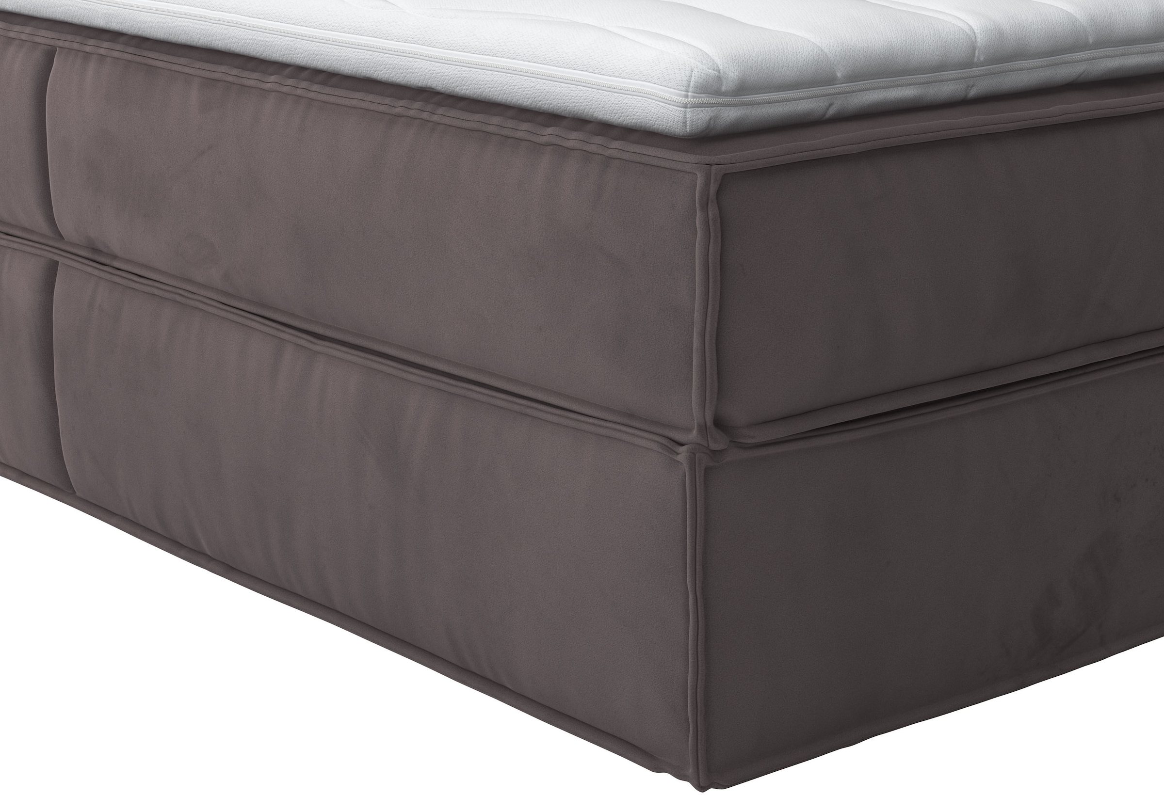 Home affaire Boxspringbett »Sacy«, Boxbett inkl. Topper, 2 Matratzen, Härtegrade H2, H3 und H4 wählbar