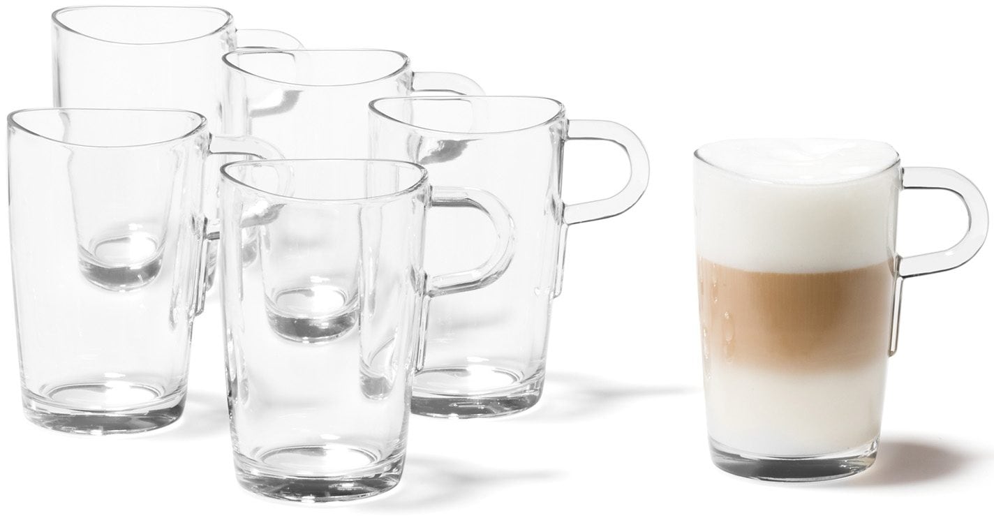 LEONARDO Latte-Macchiato-Glas »Loop«, (Set, 6 tlg.), 6-teilig