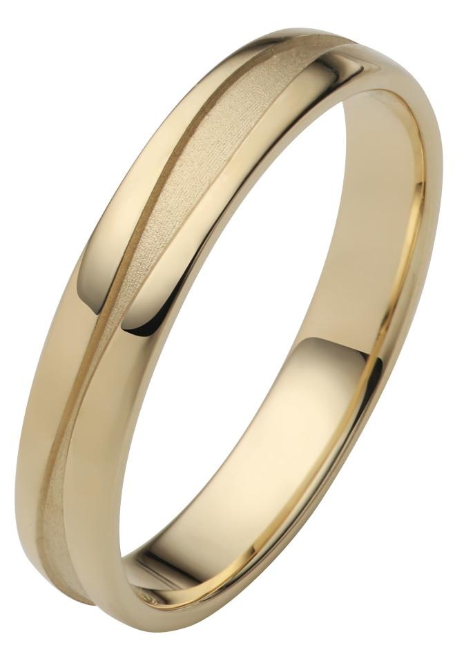 Firetti Trauring »Schmuck Geschenk Gold 750 Hochzeit Ehering "LIEBE"«, Made in Germany, wahlweise mit oder ohne Brillant