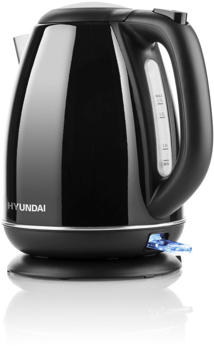 Hyundai Wasserkocher "VK302B" 1,7 l 2200 W Edelstahl, Doppelsicherheitssyst günstig online kaufen