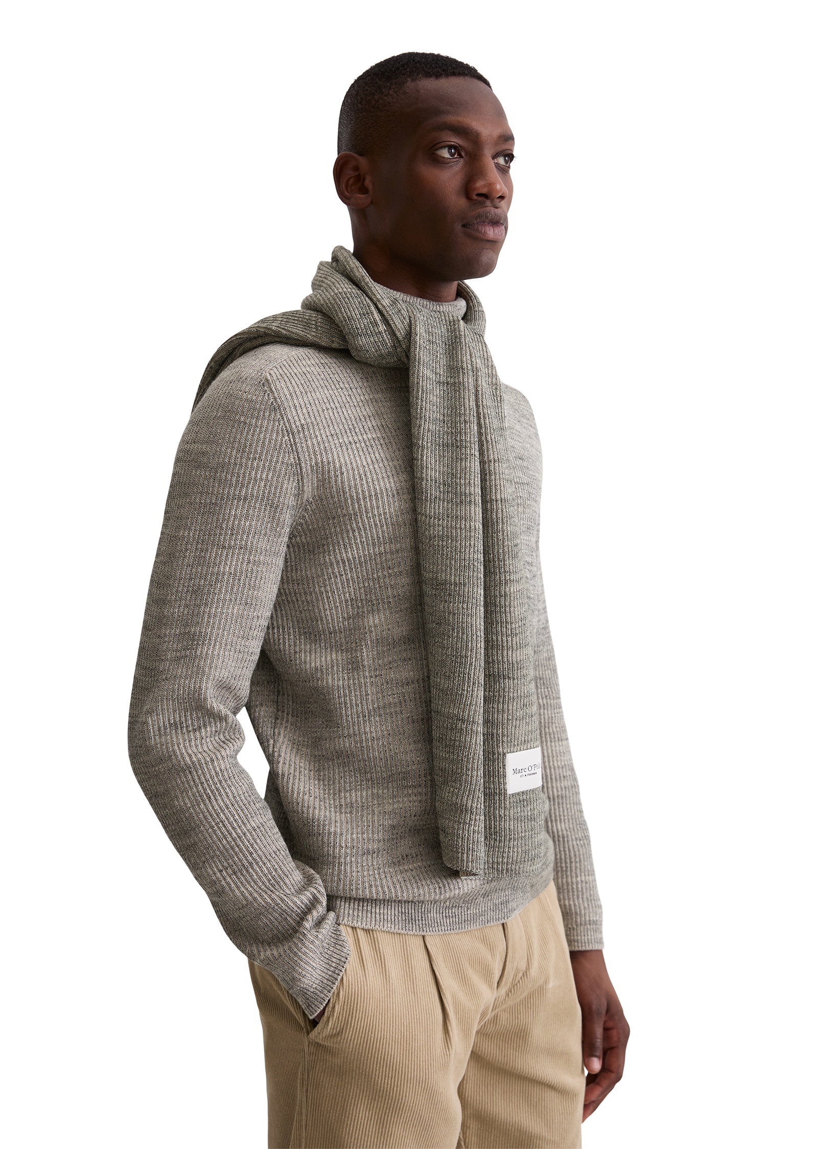 Marc O'Polo Schal »aus Bio-Baumwoll-Schafwoll-Mix«