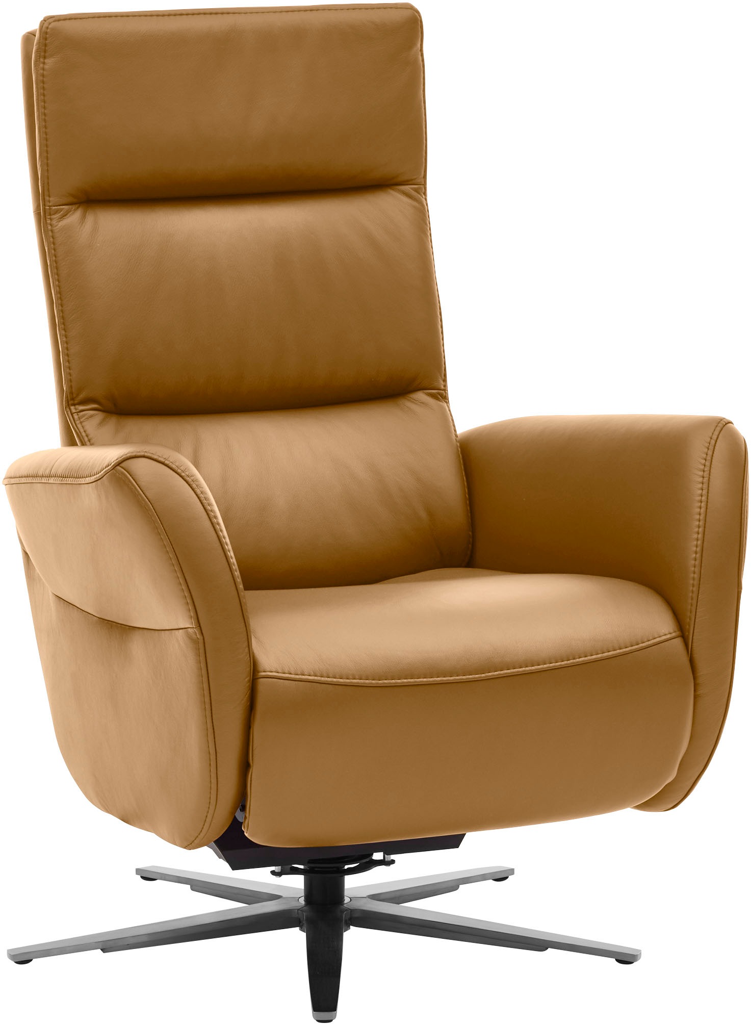 Die PlanBar Relaxsessel "PN-RS20038 mit Metallsternfuß inkl. Relaxfunktion und Kopfverstellung" 1 Stk. tlg. 360 drehbar, mit Gasdruckverstellung