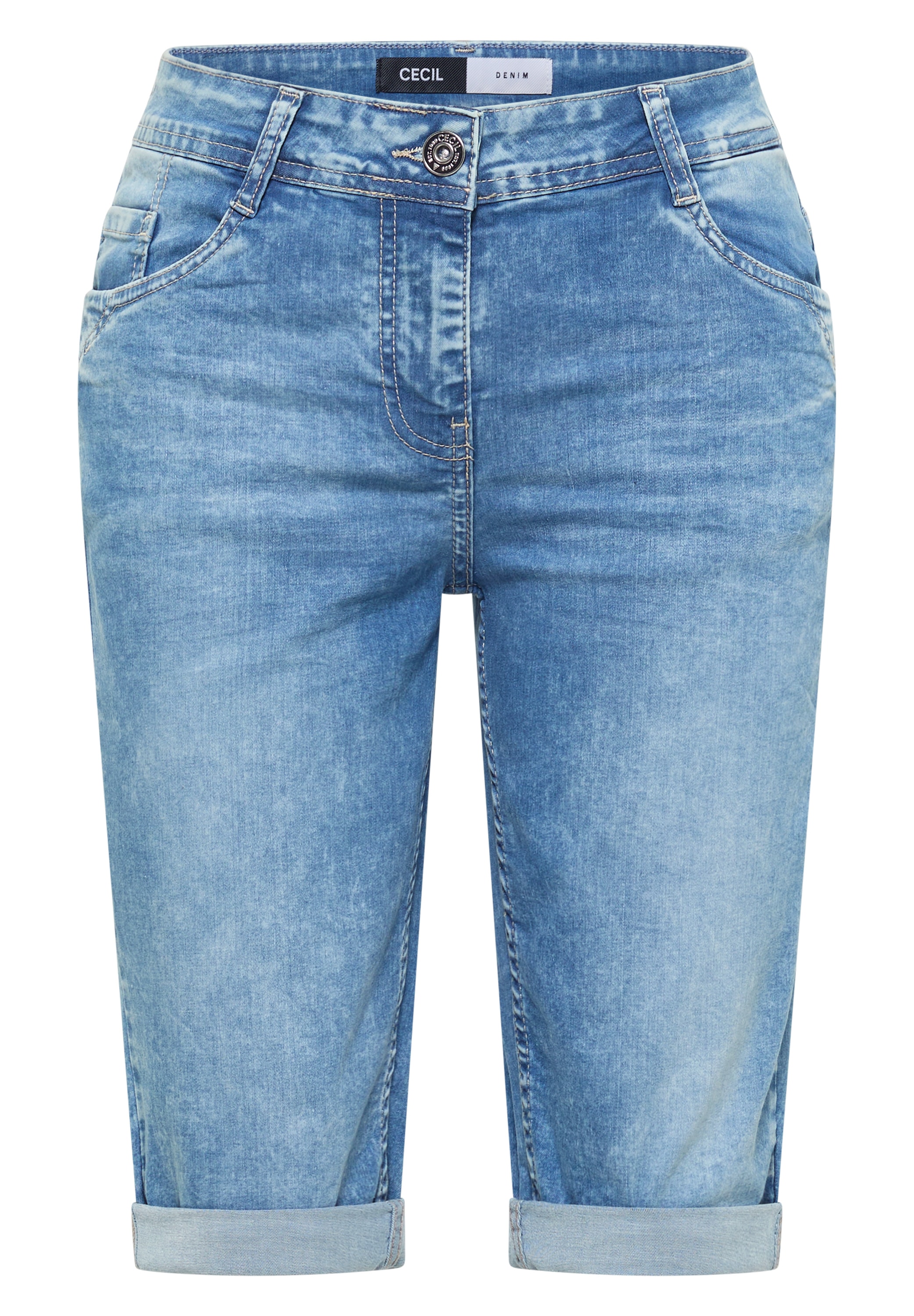 Cecil Slim-fit-Jeans aus Baumwolle mit Stretchanteil