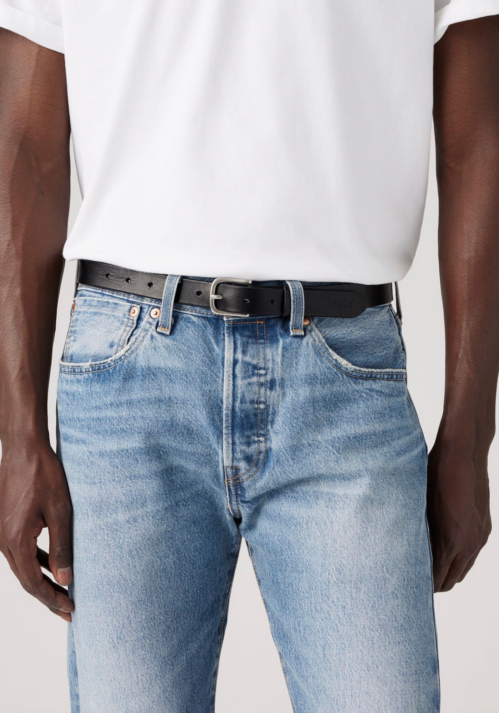 Levi's® Ledergürtel »NEWNARROW«, Unisex