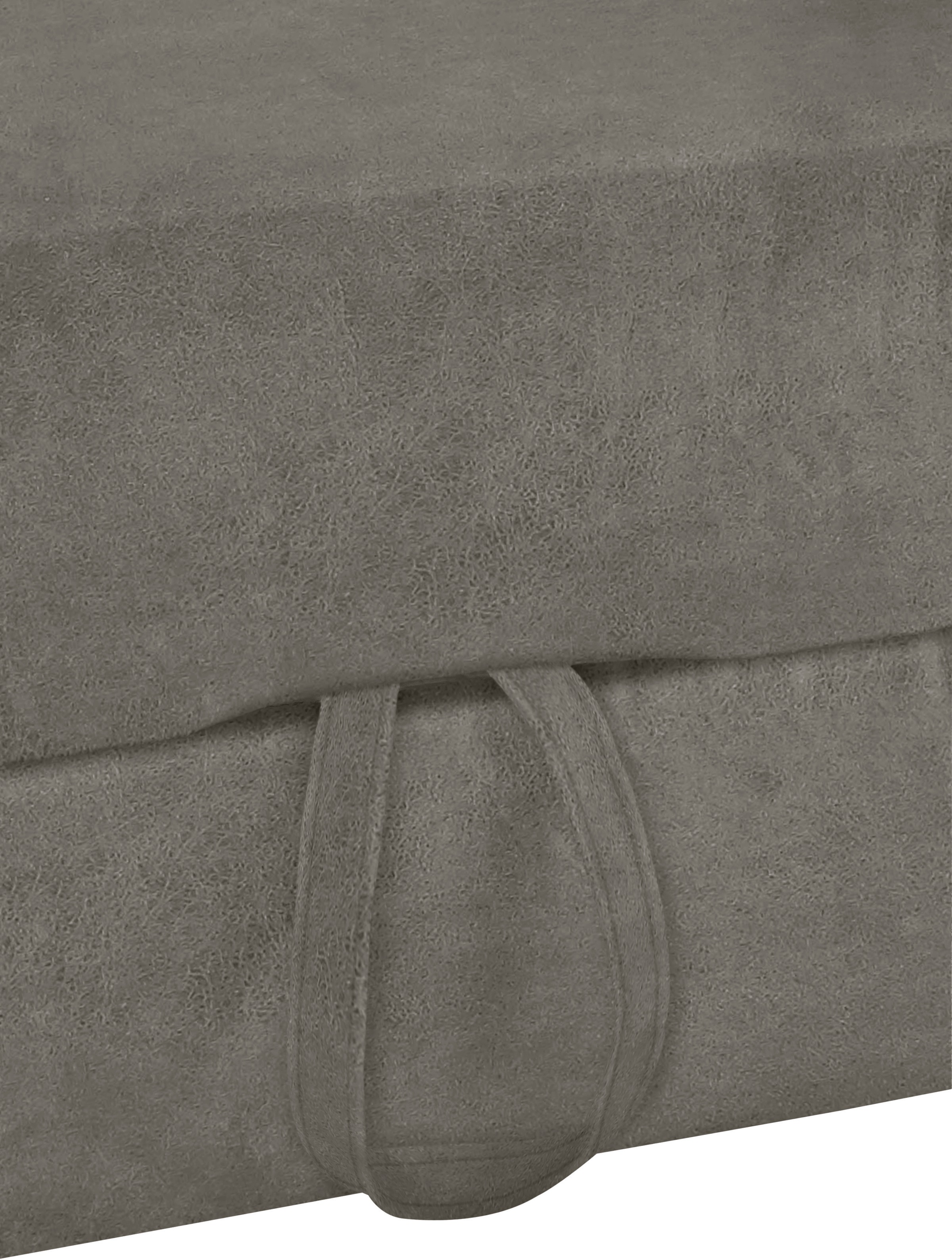 TRENDMANUFAKTUR Wohnlandschaft »Chamber, U-Form«, inklusive zwei Kopfstützen, wahlweise mit Bettfunktion
