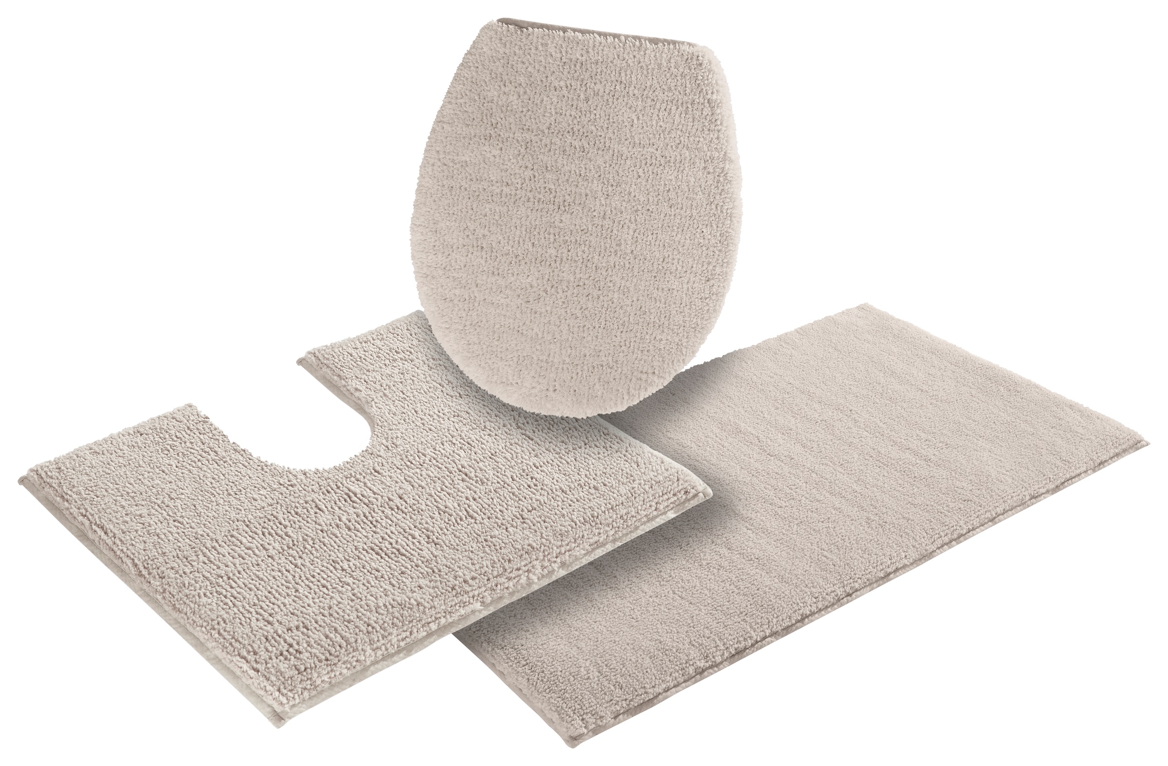 OTTO home Badematte "Vanessa, Badvorleger, Badezimmer Teppich" Höhe 10 mm r günstig online kaufen