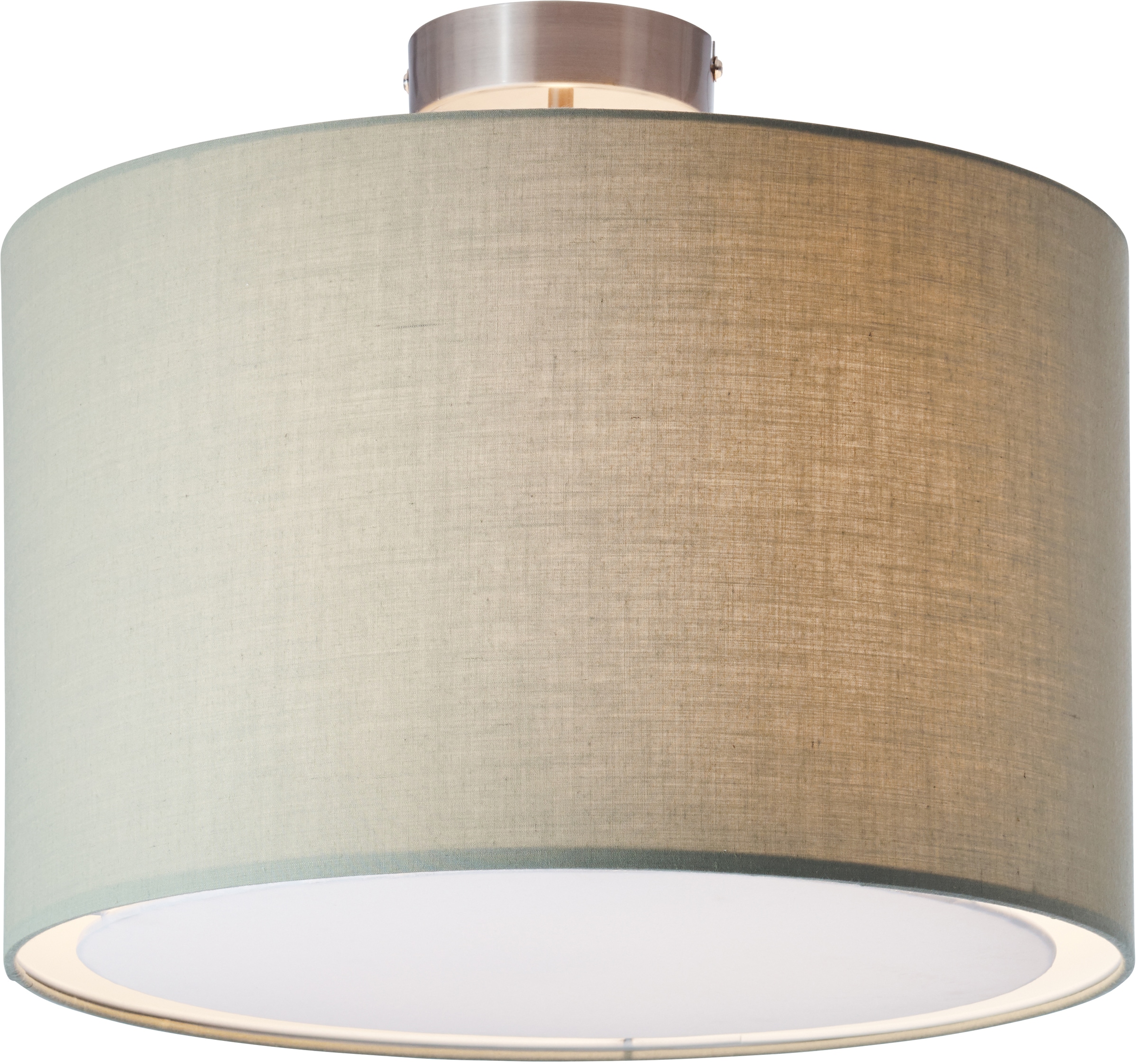 my home Deckenleuchte »Lüchte« E27 1 Stk. Deckenlampe mit Stoff - Schirm, Ø 40 cm, Höhe 32 cm