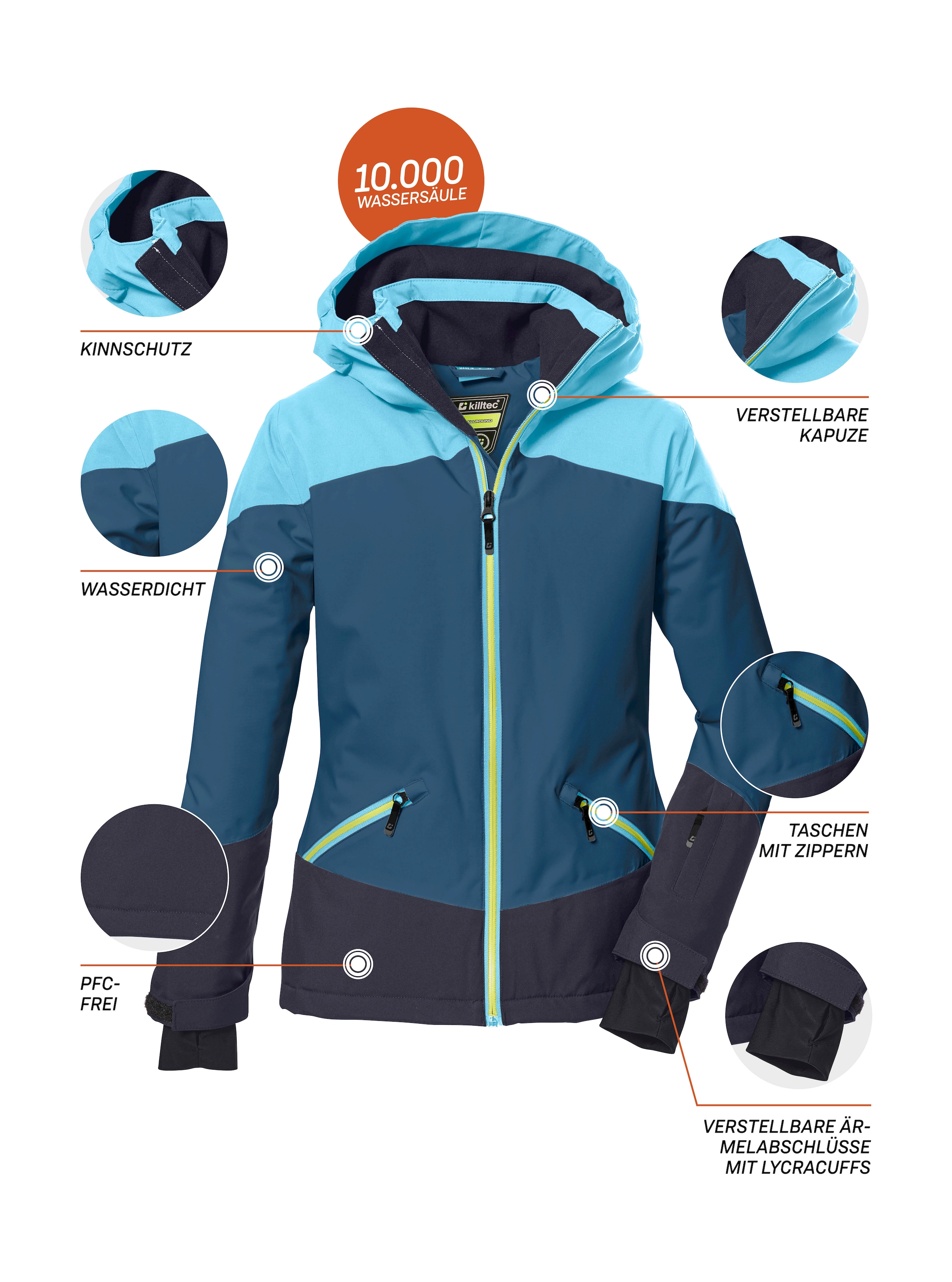 Killtec Skijacke »KSW 151 GRLS SKI JCKT«