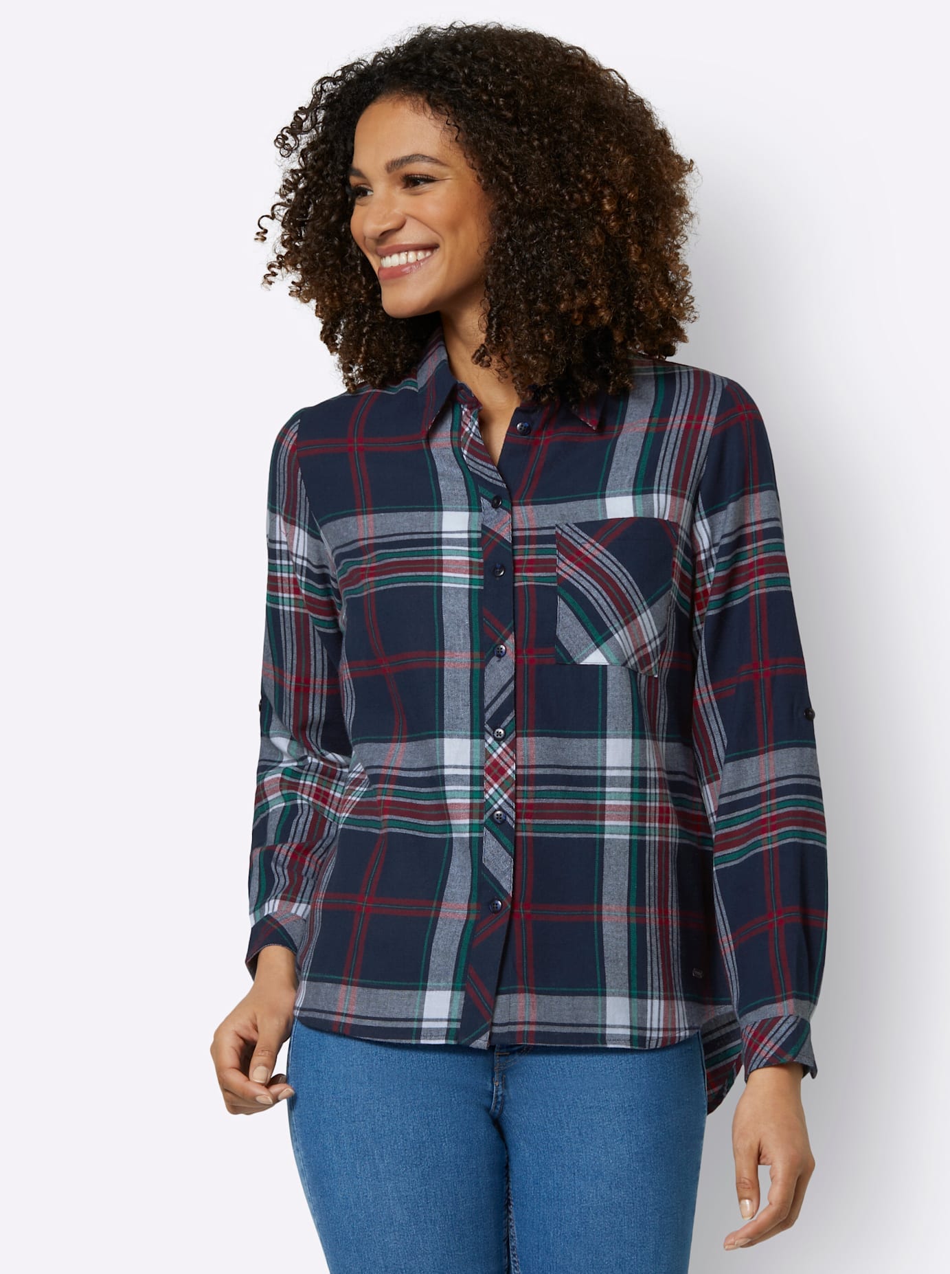 Casual Looks Flanellbluse günstig online kaufen