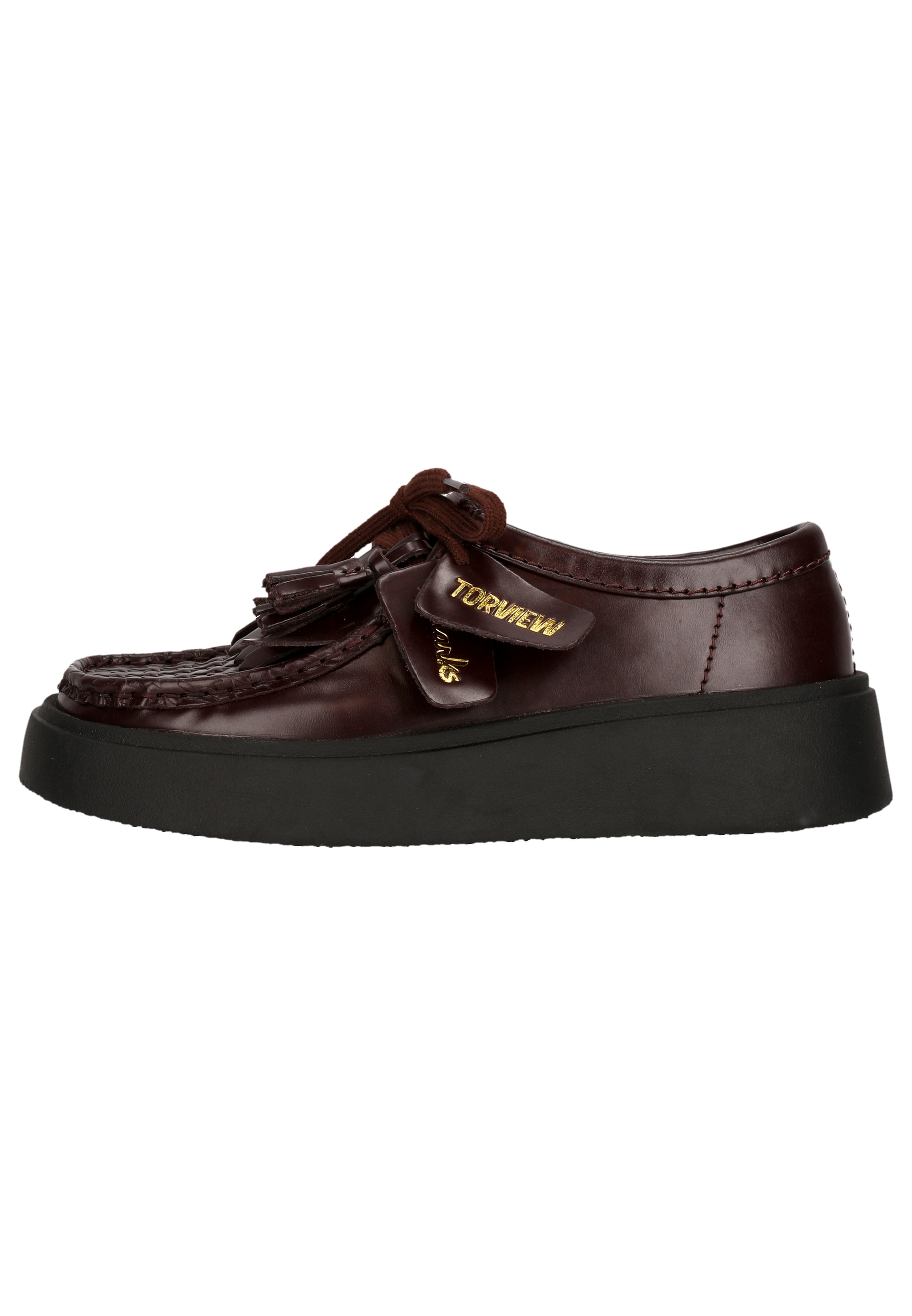 Clarks Schnürschuh »Torview«, aus echtem Leder