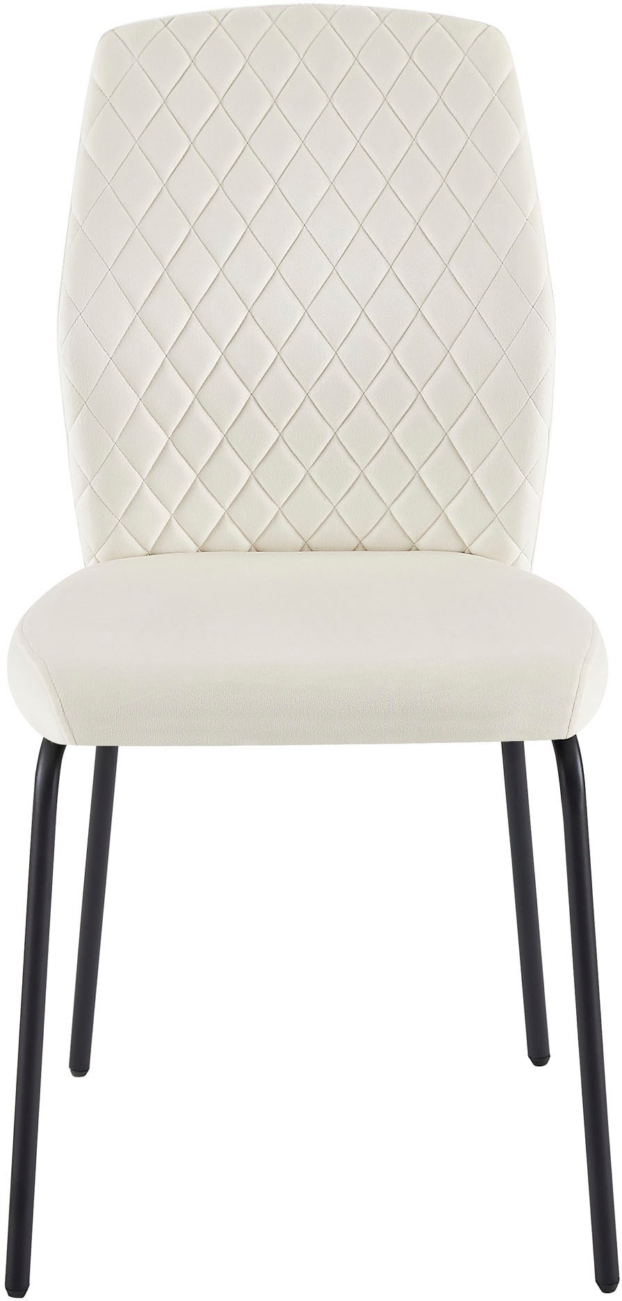 SalesFever 4-Fußstuhl "Esszimmerstuhl mit elegantem Stil" (Set) 2 Stk.2er S günstig online kaufen