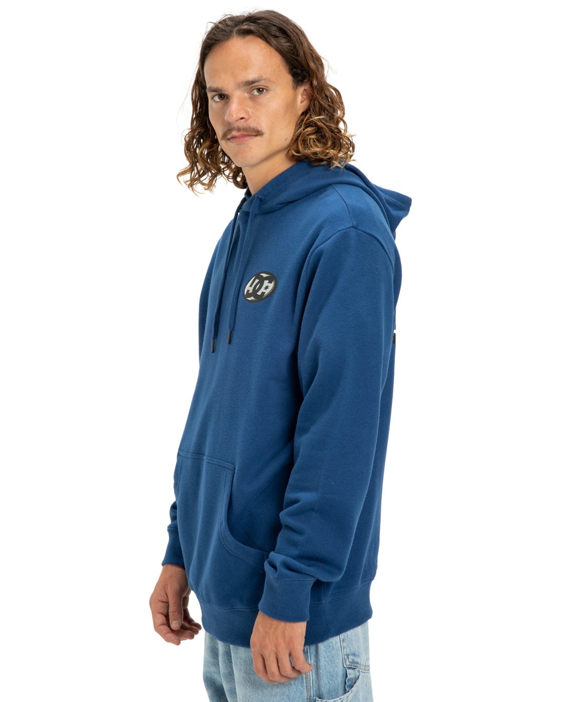 DC Shoes Fast Bubble Hoodie Blue Size L 3
