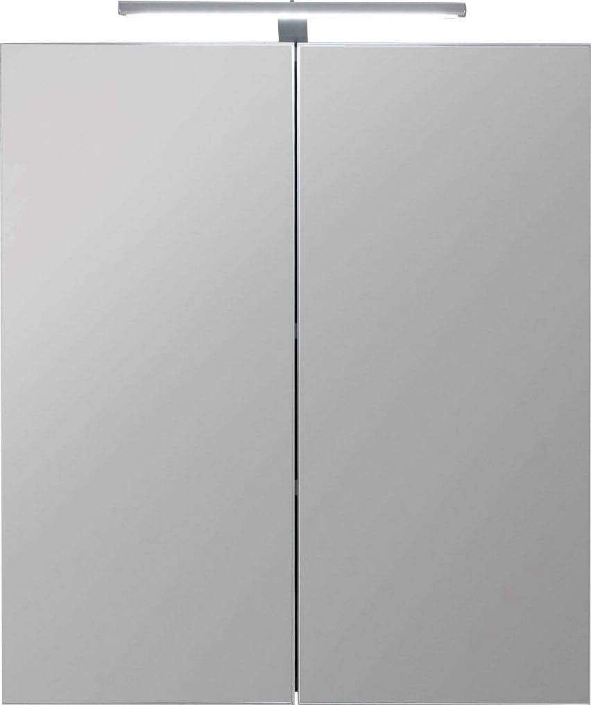 INOSIGN Spiegelschrank "Sovana", Badschrank wahlweise mit oder ohne Beleuchtung - (B/T/H) 60/18/67 cm