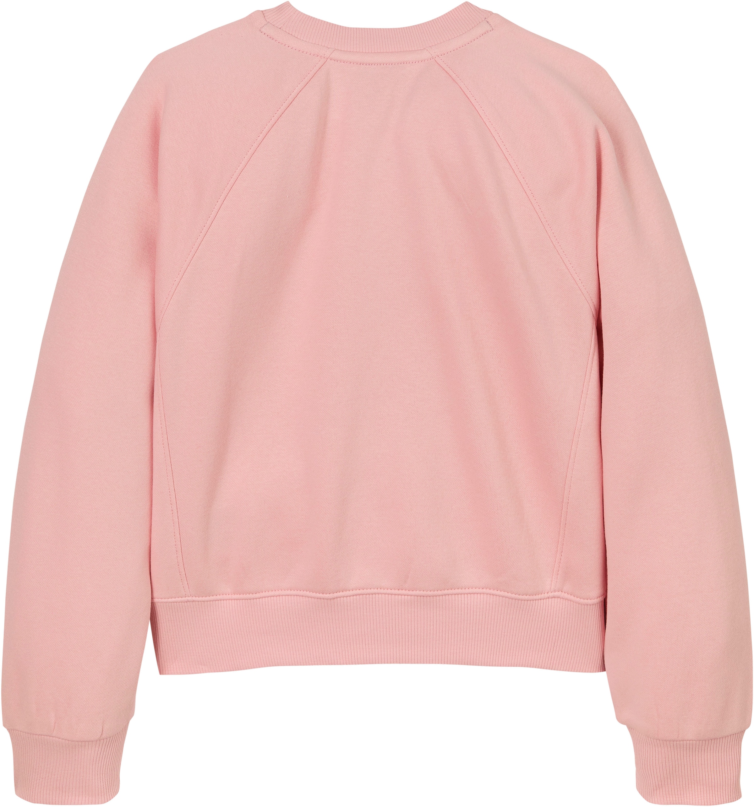 Tommy Hilfiger Sweatshirt »ESSENTIAL EMBROIDERED FLEECE CN«, Kinder bis 16 Jahre mit Logoprägung